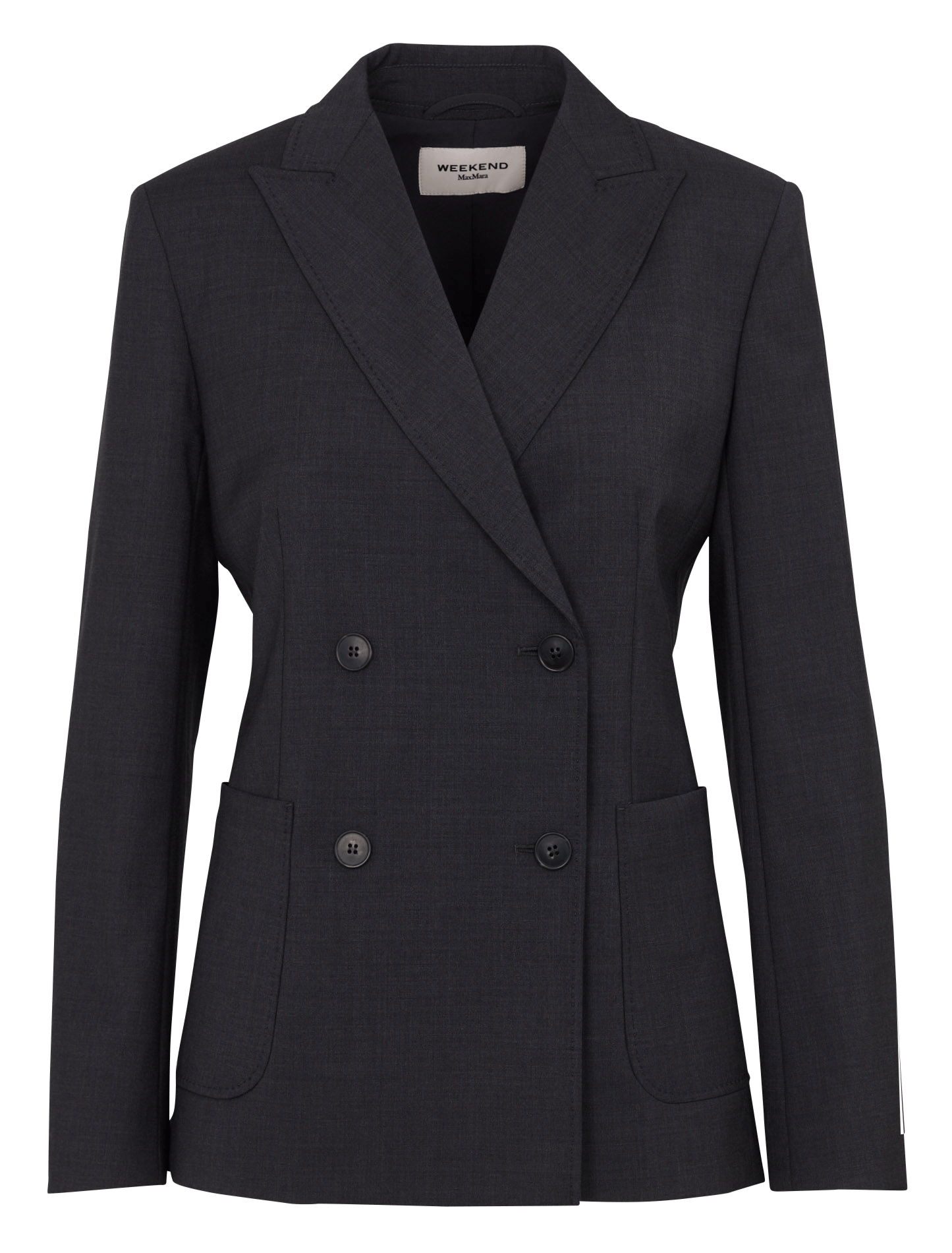Blazer classique en laine MAX MARA WEEK END Noir