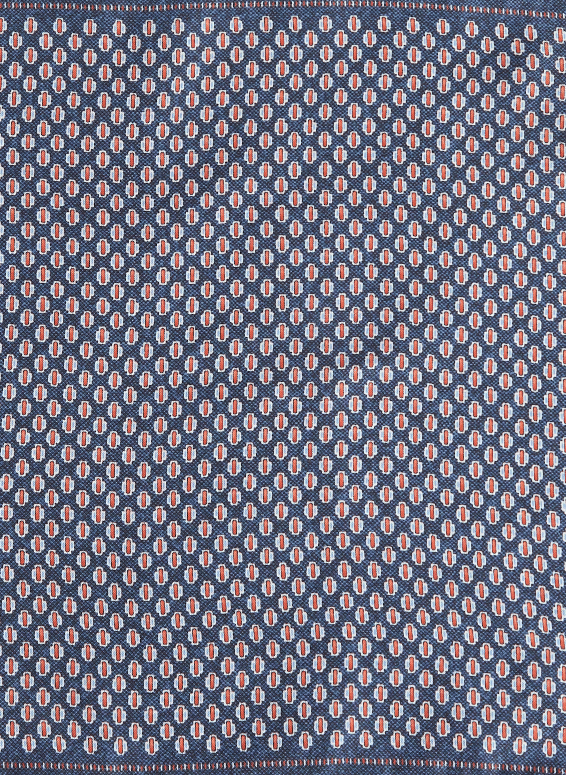 Silk square scarf with pattern AU PRINTEMPS PARIS Multicolored