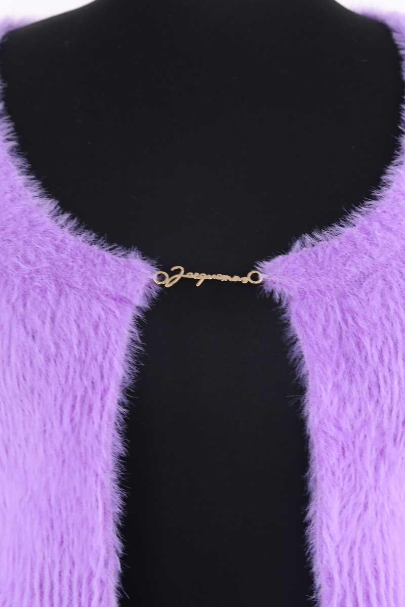 Cardigan JACQUEMUS- Seconde Main Purple