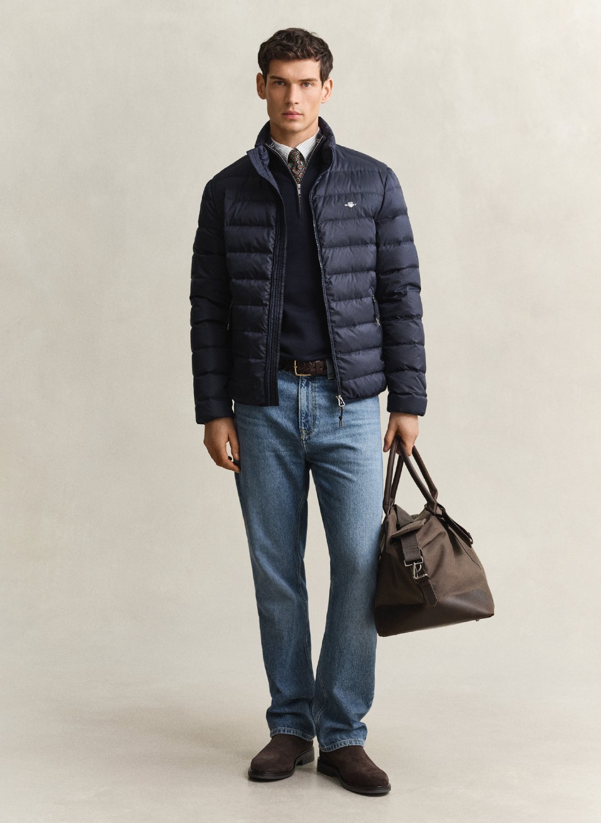 Steppjacke mit Stehkragen GANT Blau