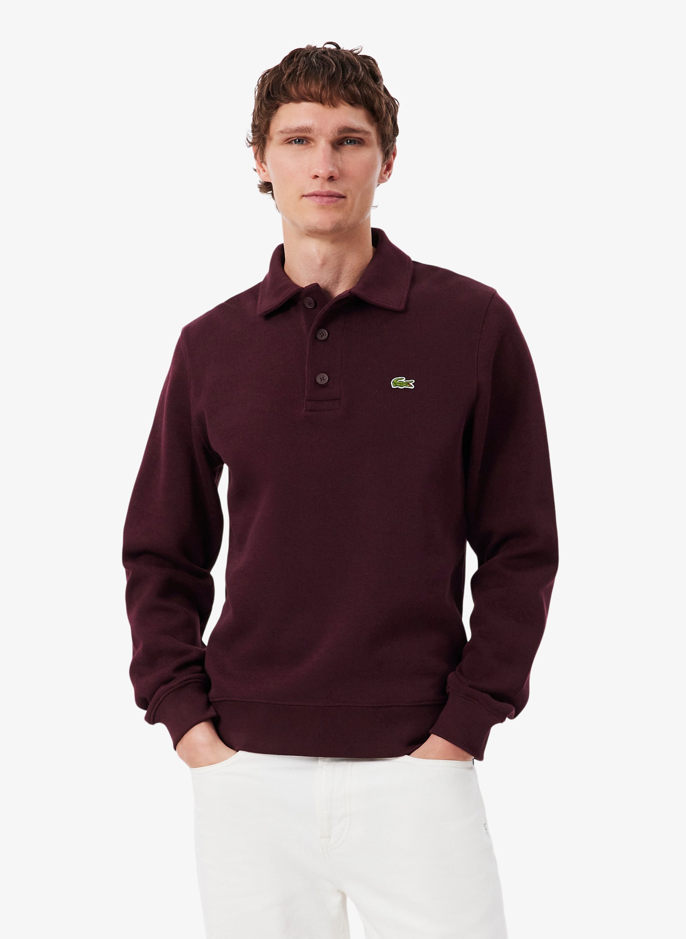 Polo-Sweatshirt aus Baumwollmischung LACOSTE