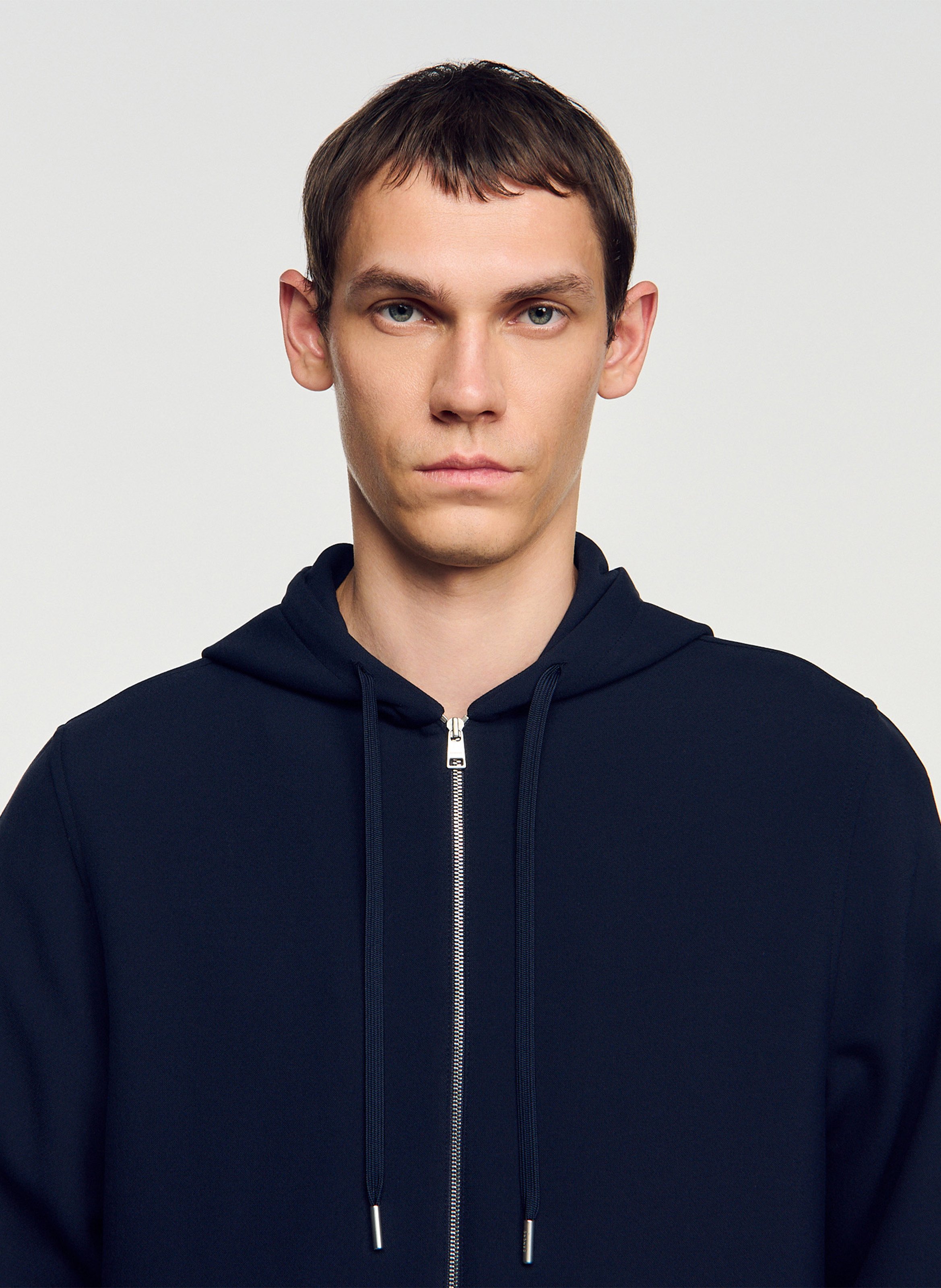 Hooded sweatshirt SANDRO Blue