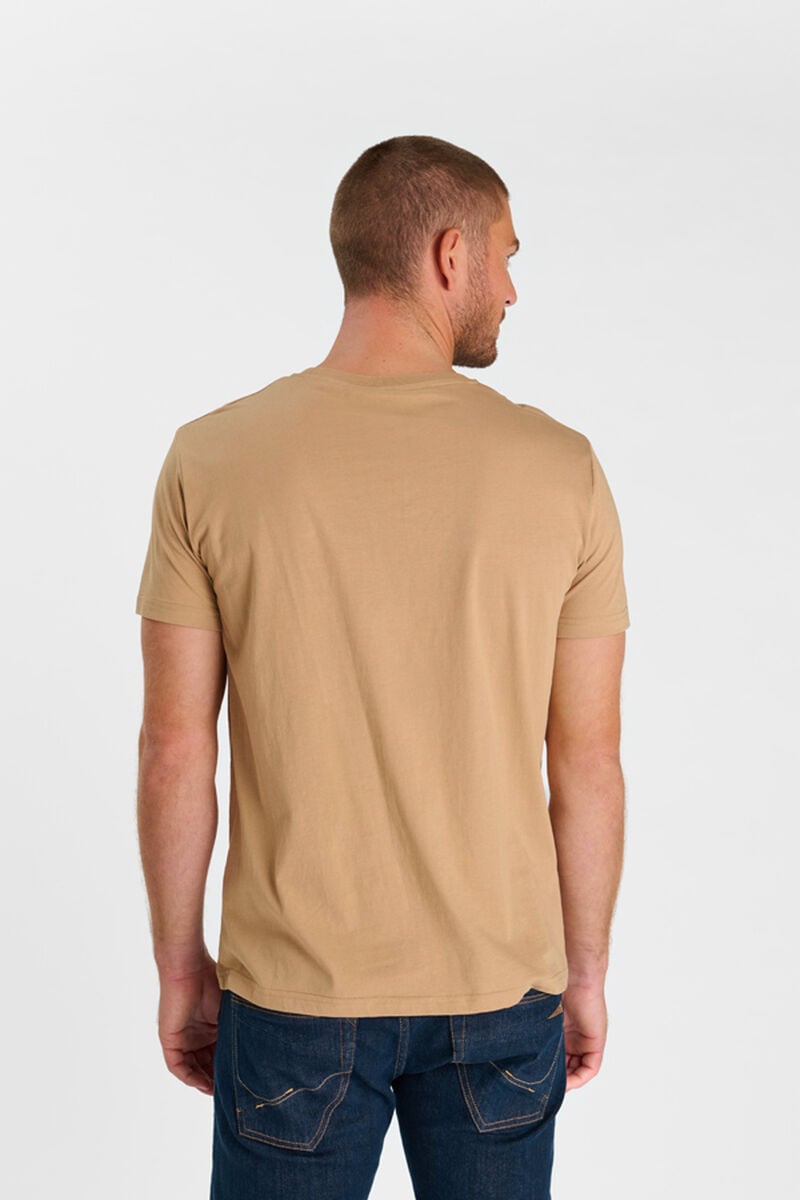 Round-neck T-shirt LE TEMPS DES CERISES Beige