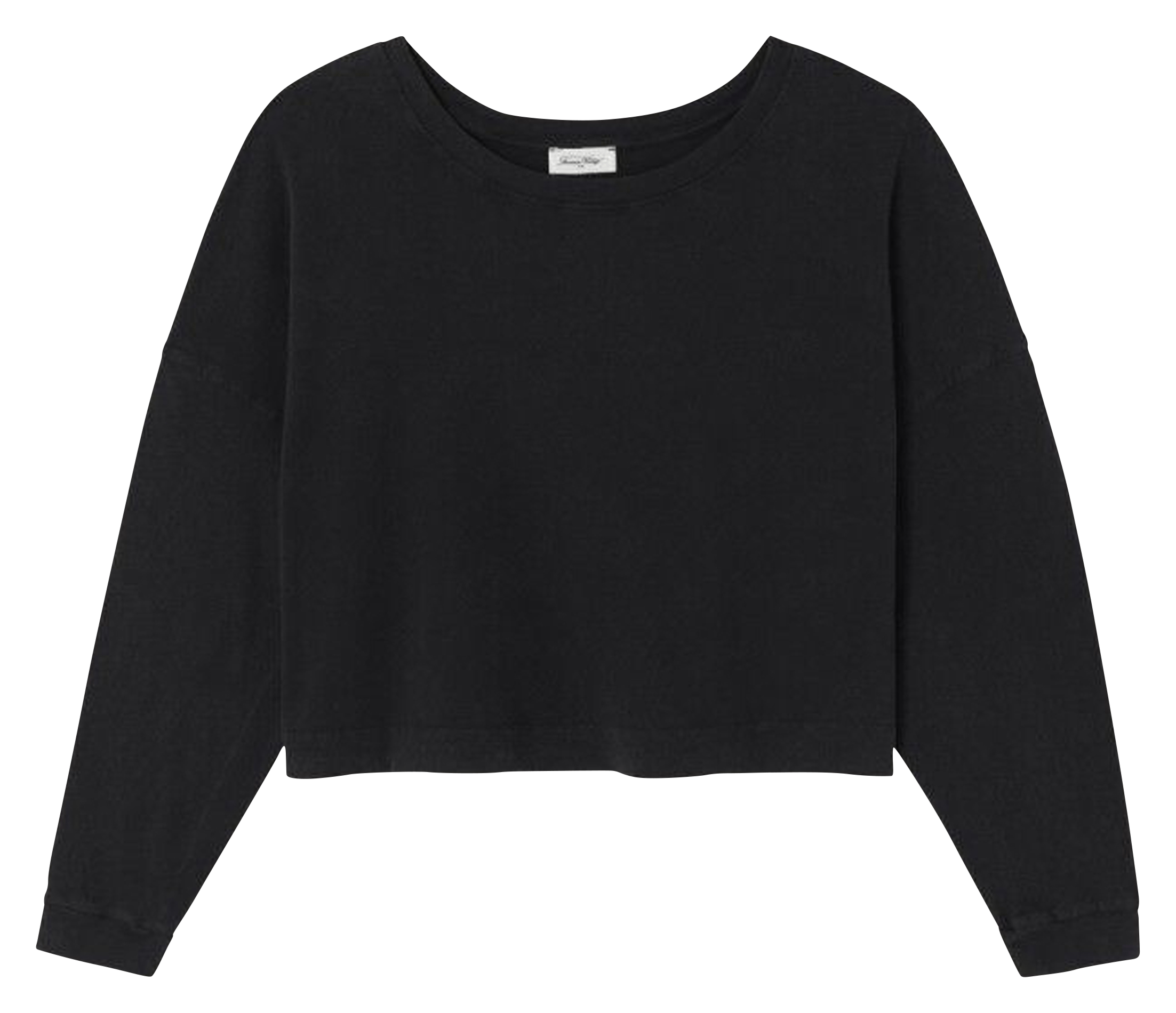 T-shirt ample col rond en coton AMERICAN VINTAGE Noir