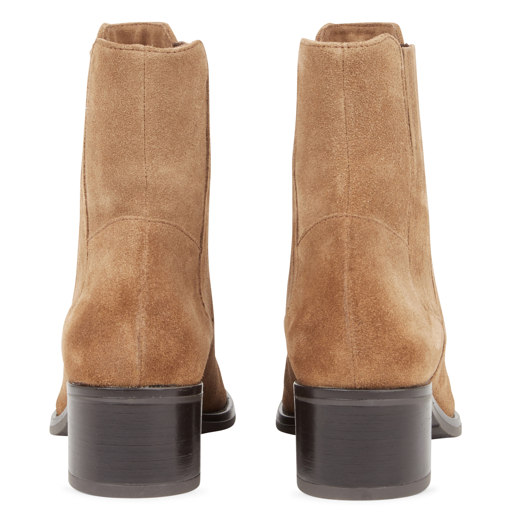 Leather mid-calf boots JONAK Brown
