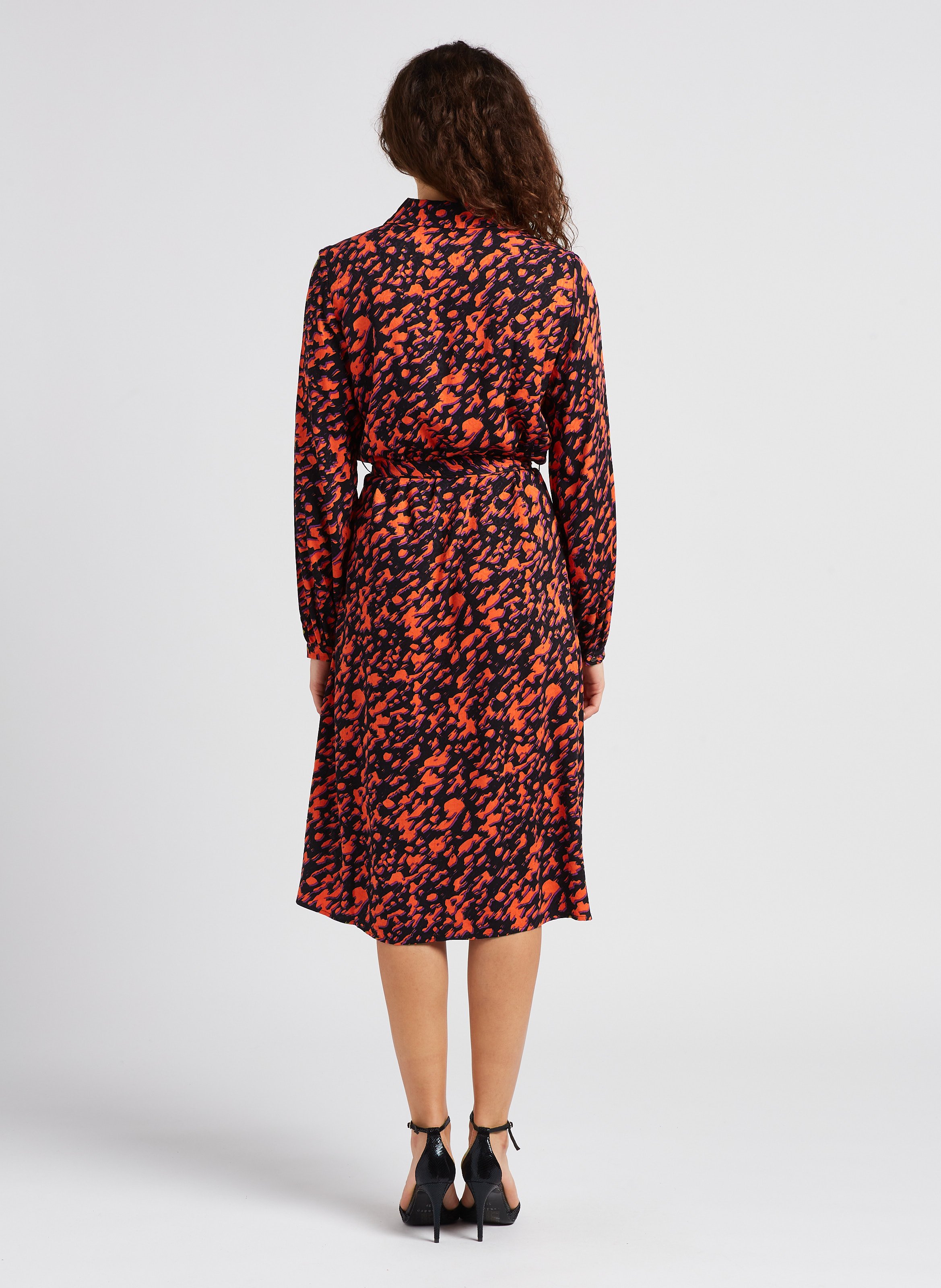 Robe longue à imprimés VILA Noir