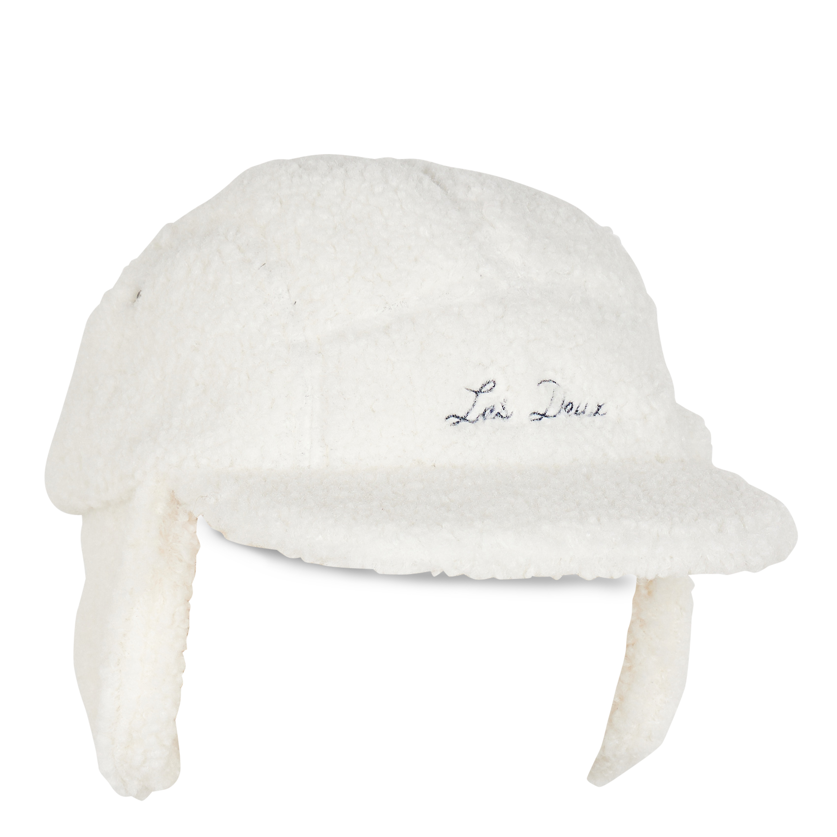 Flauschige Kappe mit Stickerei LES DEUX Mehrfarbig