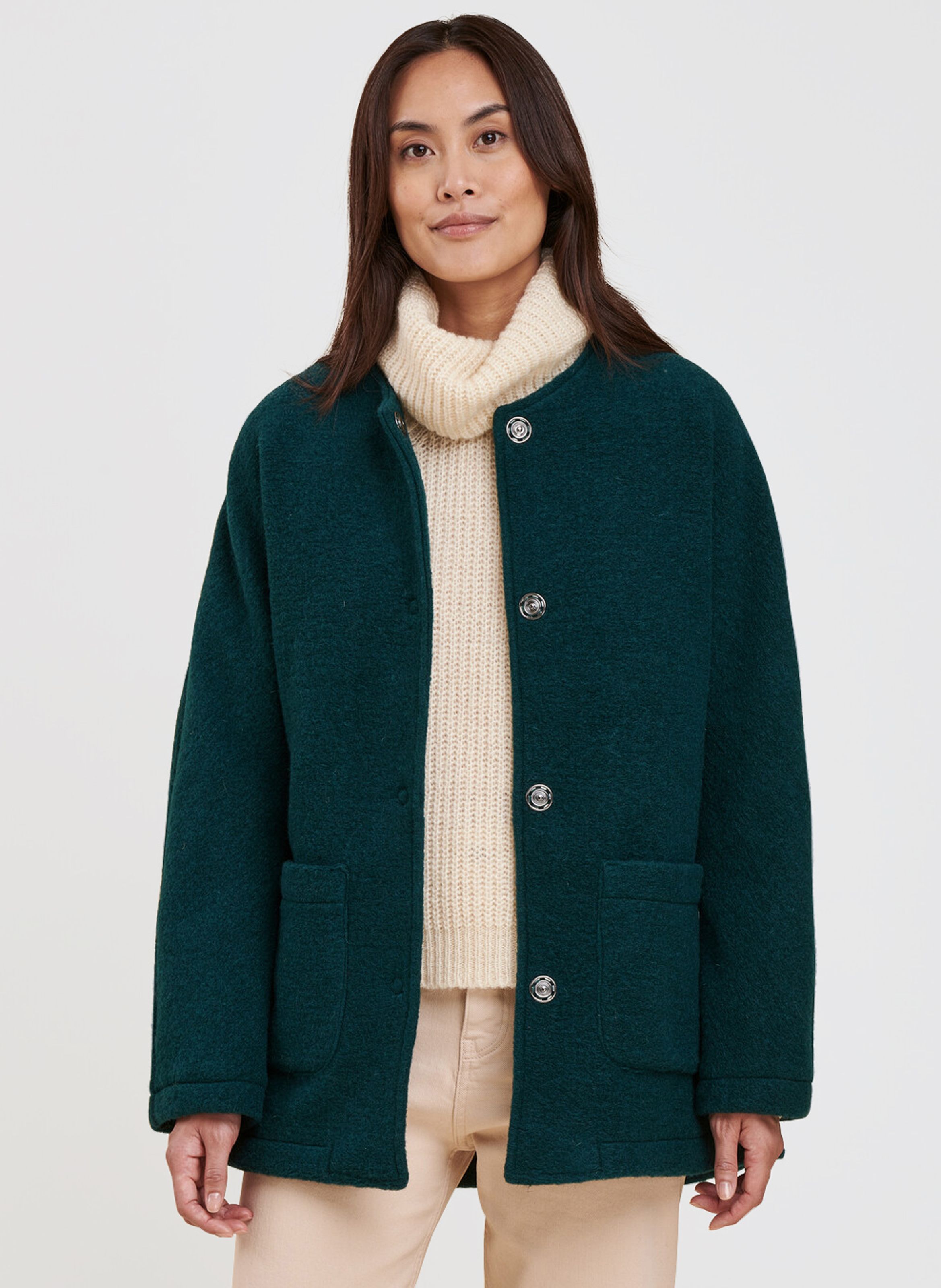 Manteau bleu online petrole