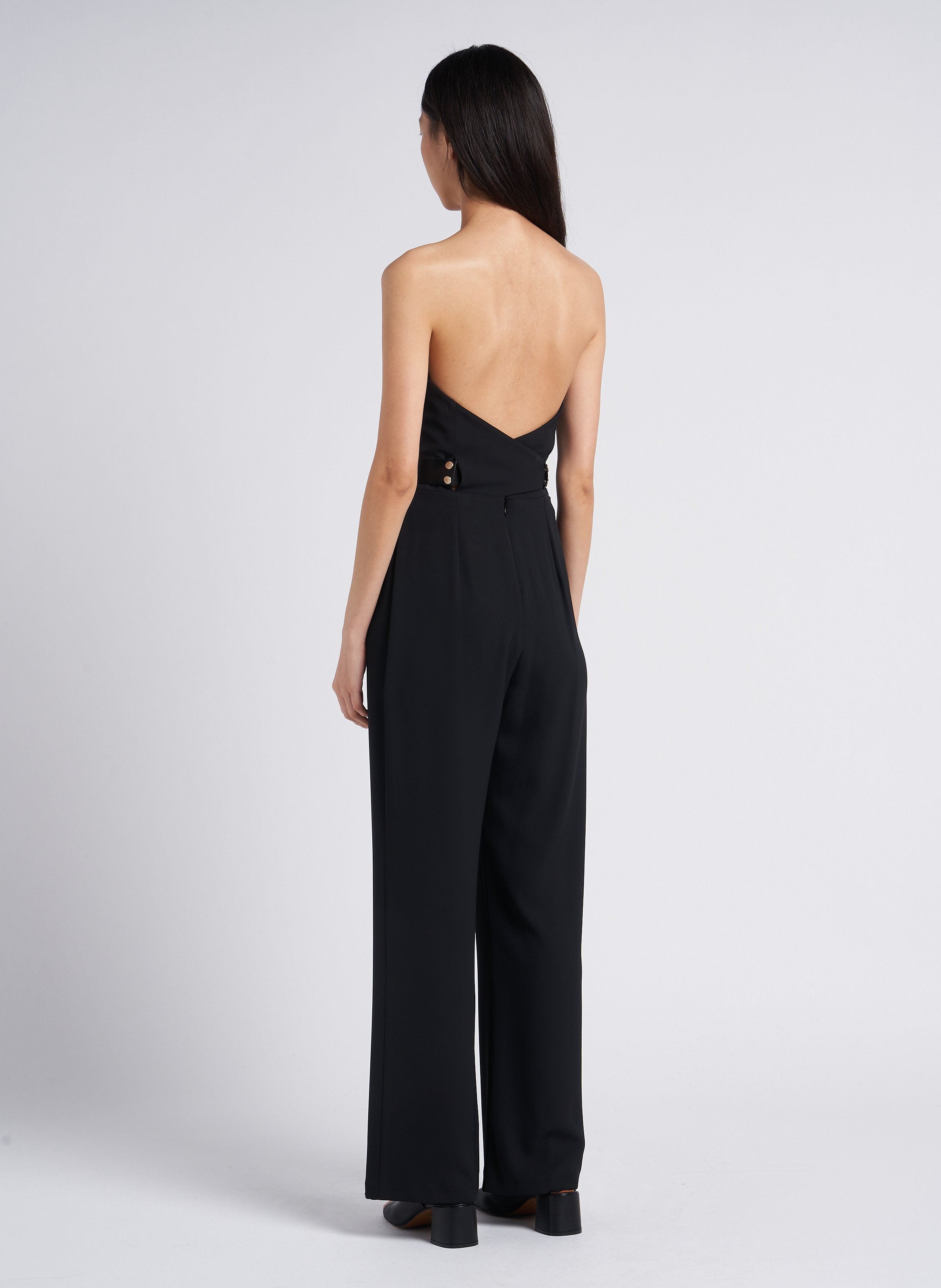 Combinaison bustier avec ceinture IMPERIAL Noir