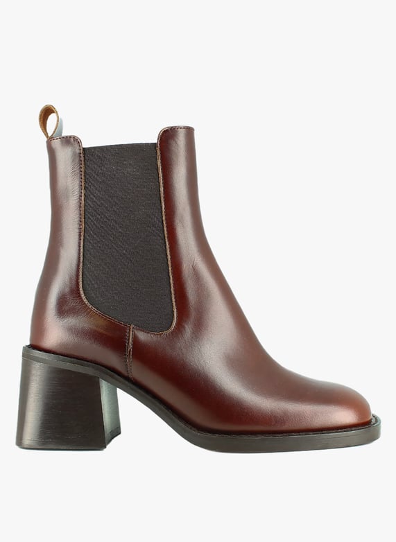 Bottines En Cuir Duck Marron Jonak Femme 264 DUCK CUIR 22 MARRON Place des Tendances Belgique