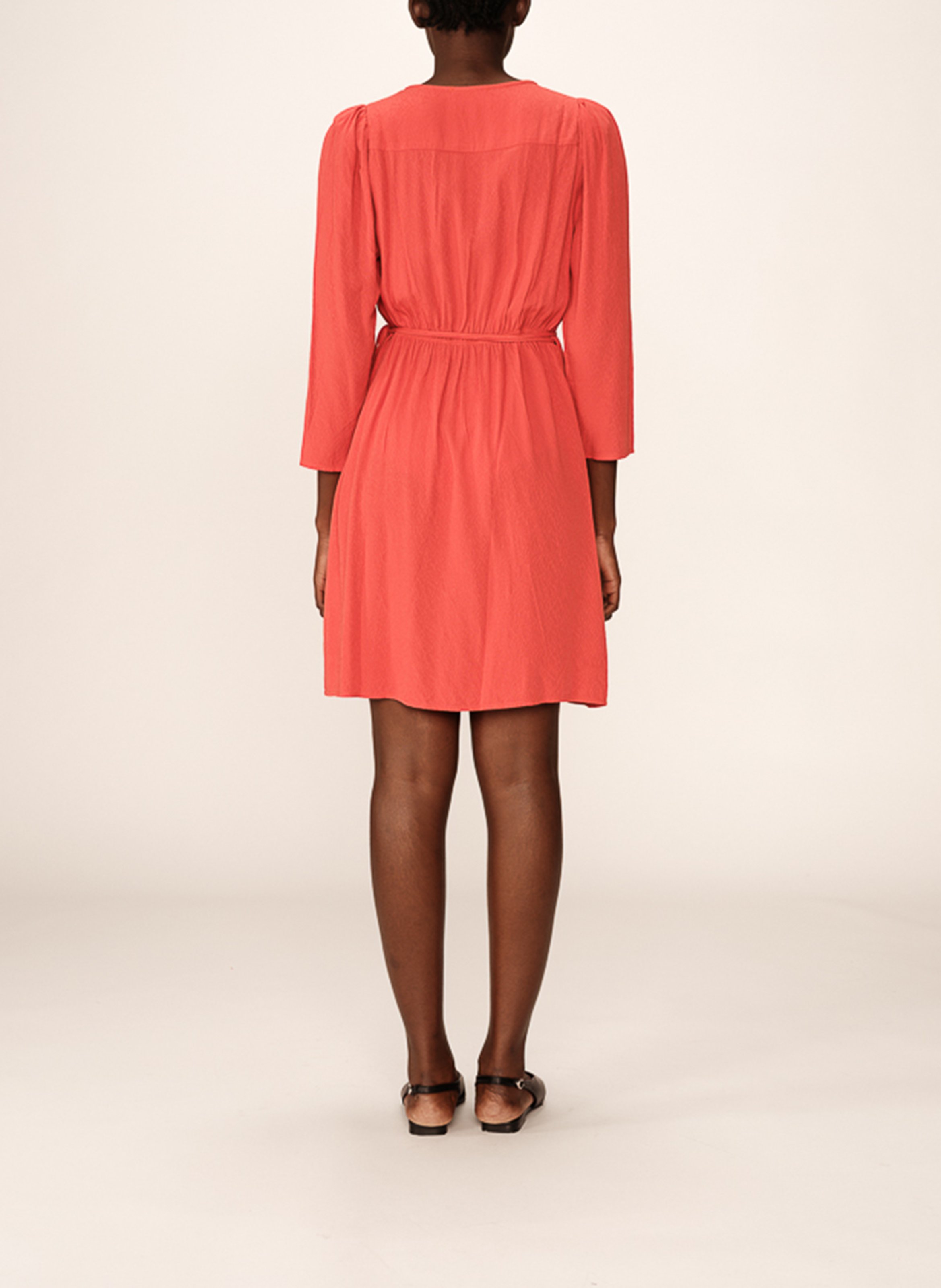 Korte wikkeljurk GRACE ET MILA Brown