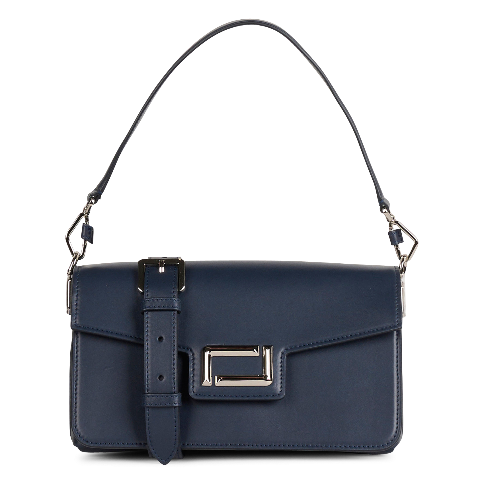 Sac bandoulière à rabat en cuir  LANCEL Bleu