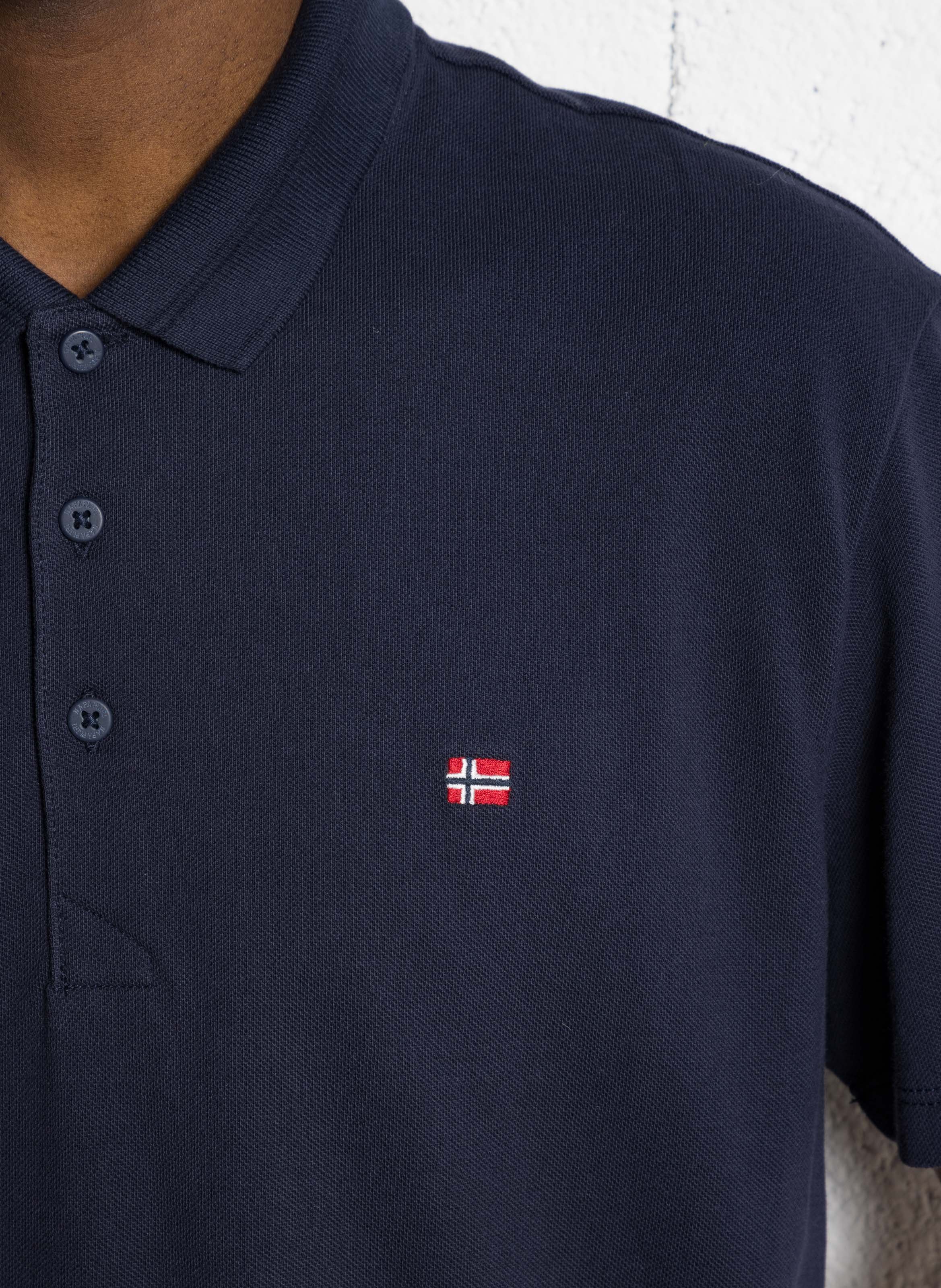 Polo en coton NAPAPIJRI Bleu