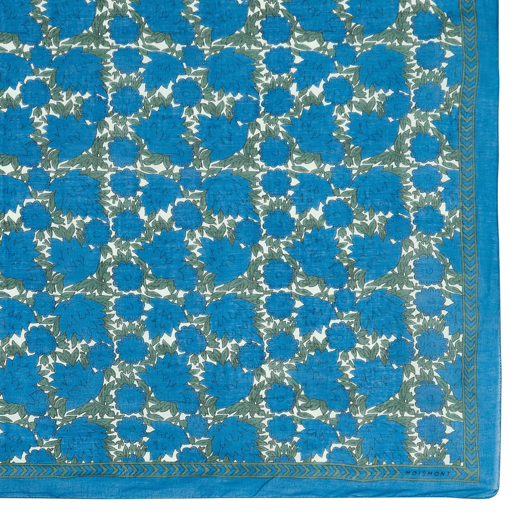Foulard en coton MOISMONT Bleu