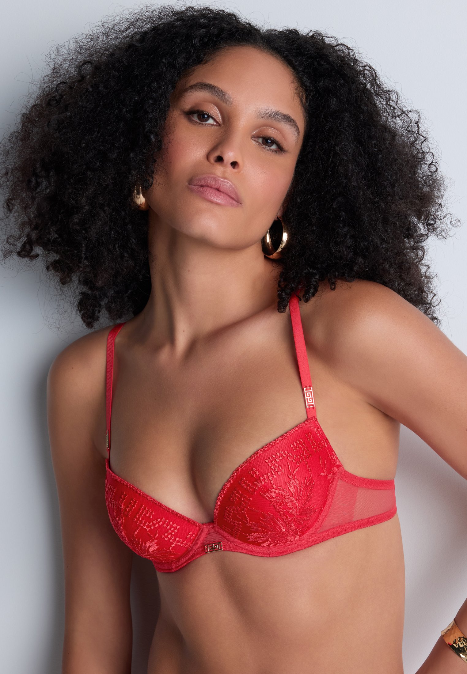 Push-up bra with molded cups AUBADE Red