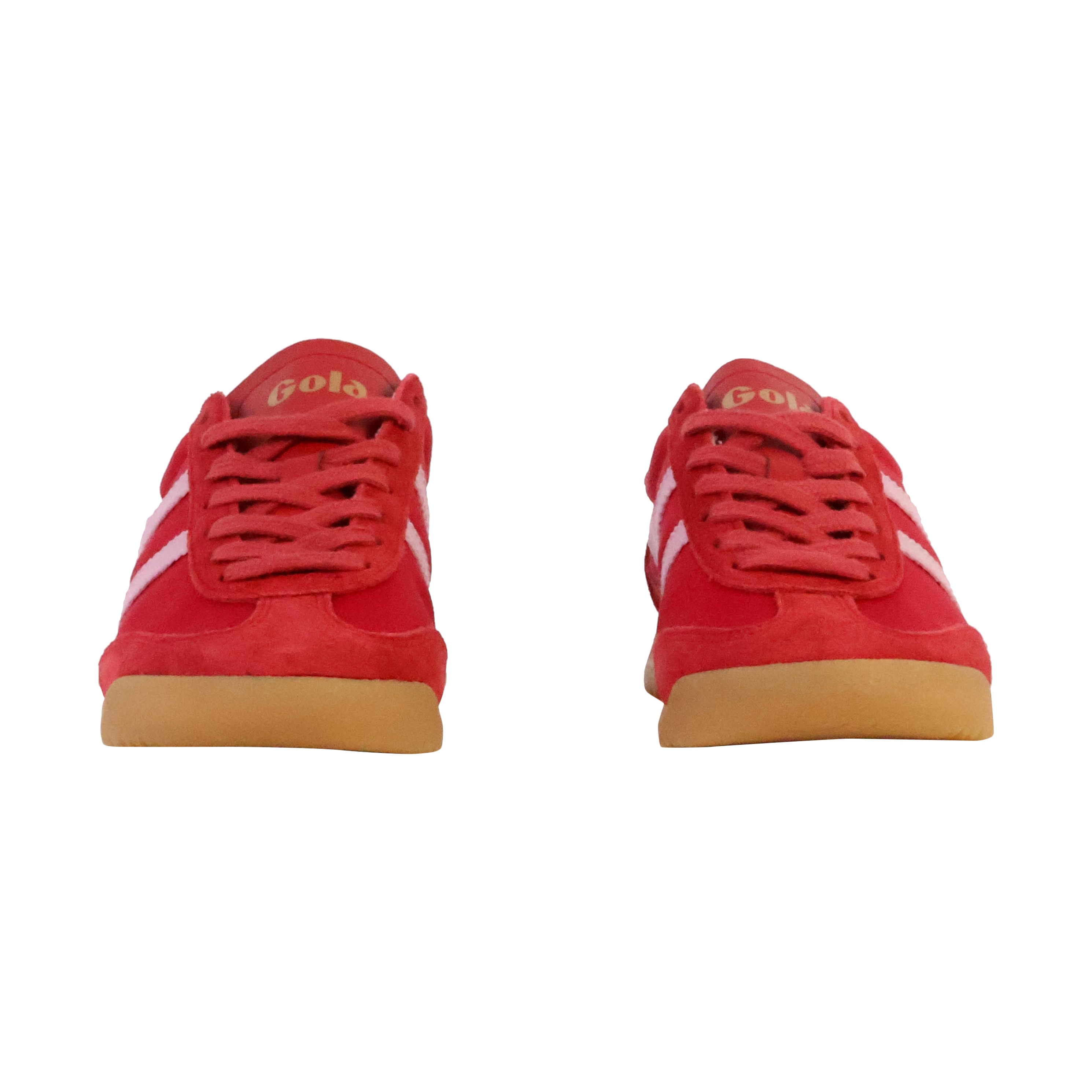 Leather sneakers tornado GOLA Red