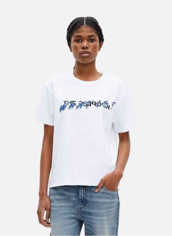 T-Shirt manches courtes what is Blanc The kooples Femme Place