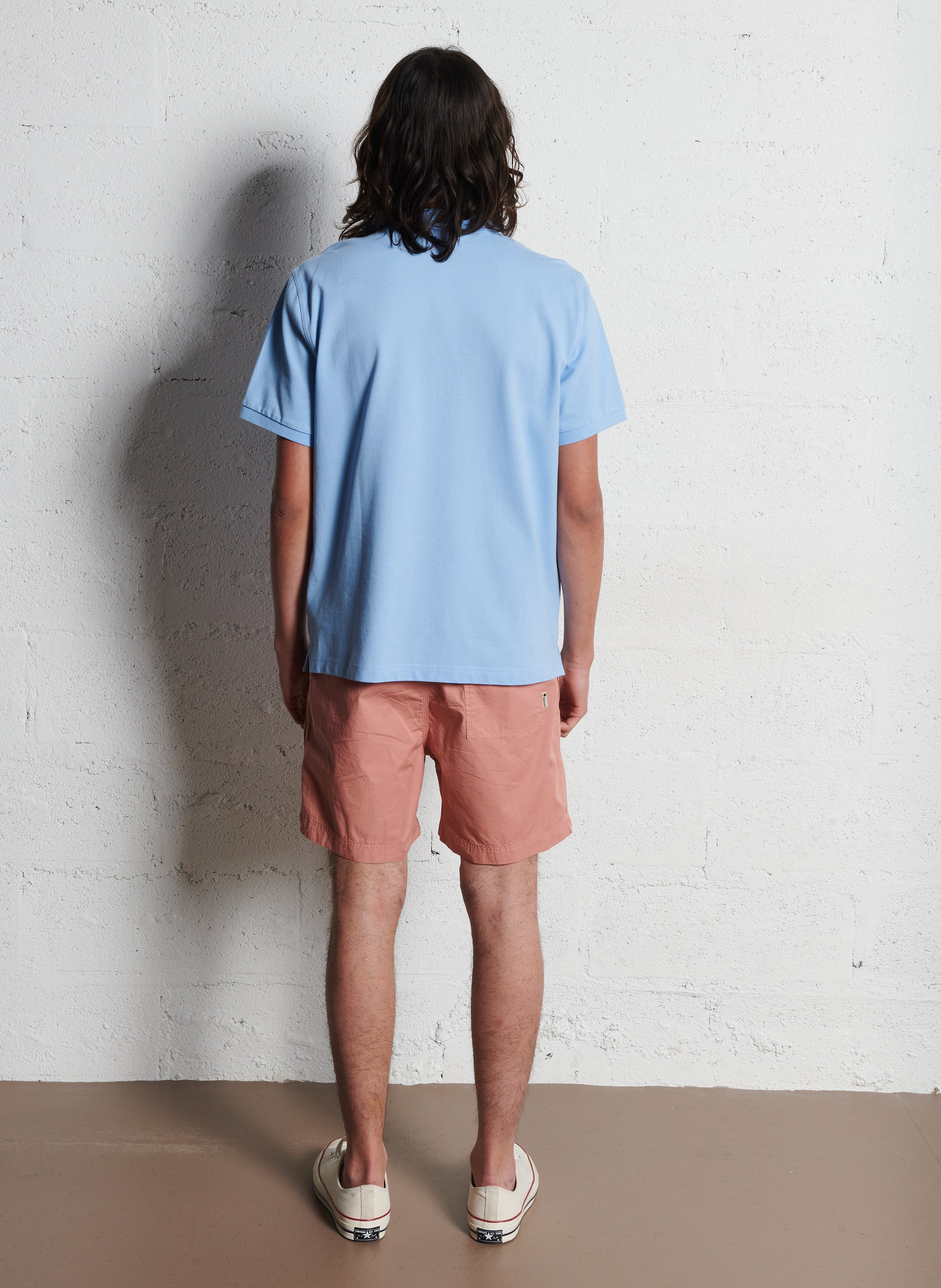 Polo col classique droit en coton  GANT Bleu