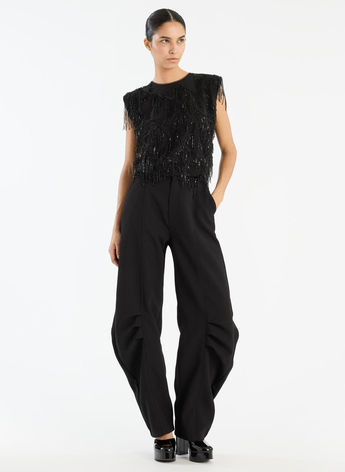 Cargo pants ROTATE Black