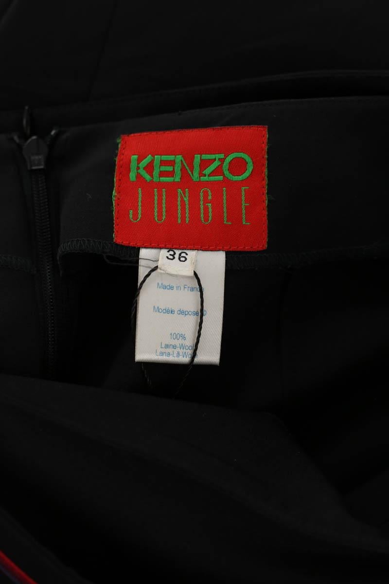 Wool skirt KENZO - SECONDE MAIN Black