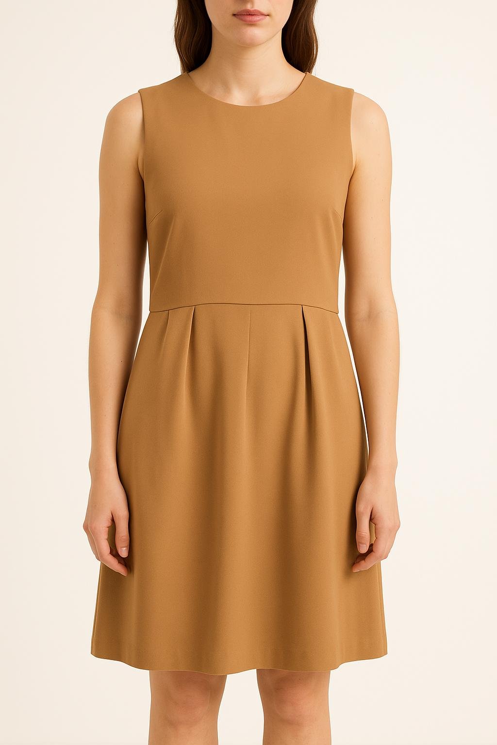 Midi dress TARA JARMON - Seconde Main Beige
