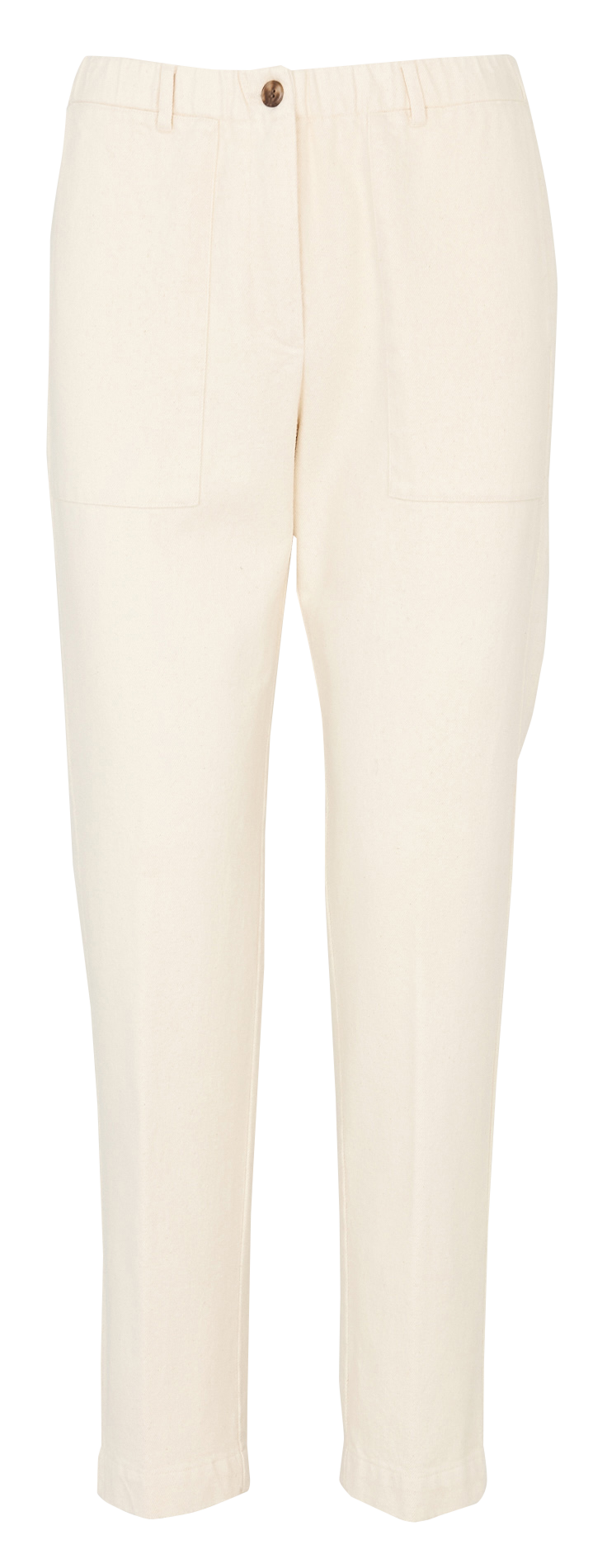 Pantalon droit en coton HARTFORD Beige