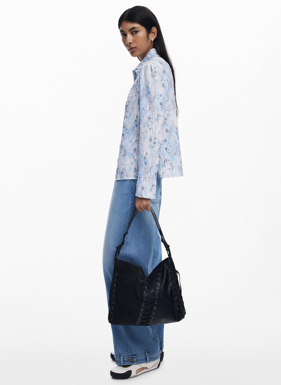 Sac à main effet cuir DESIGUAL Noir