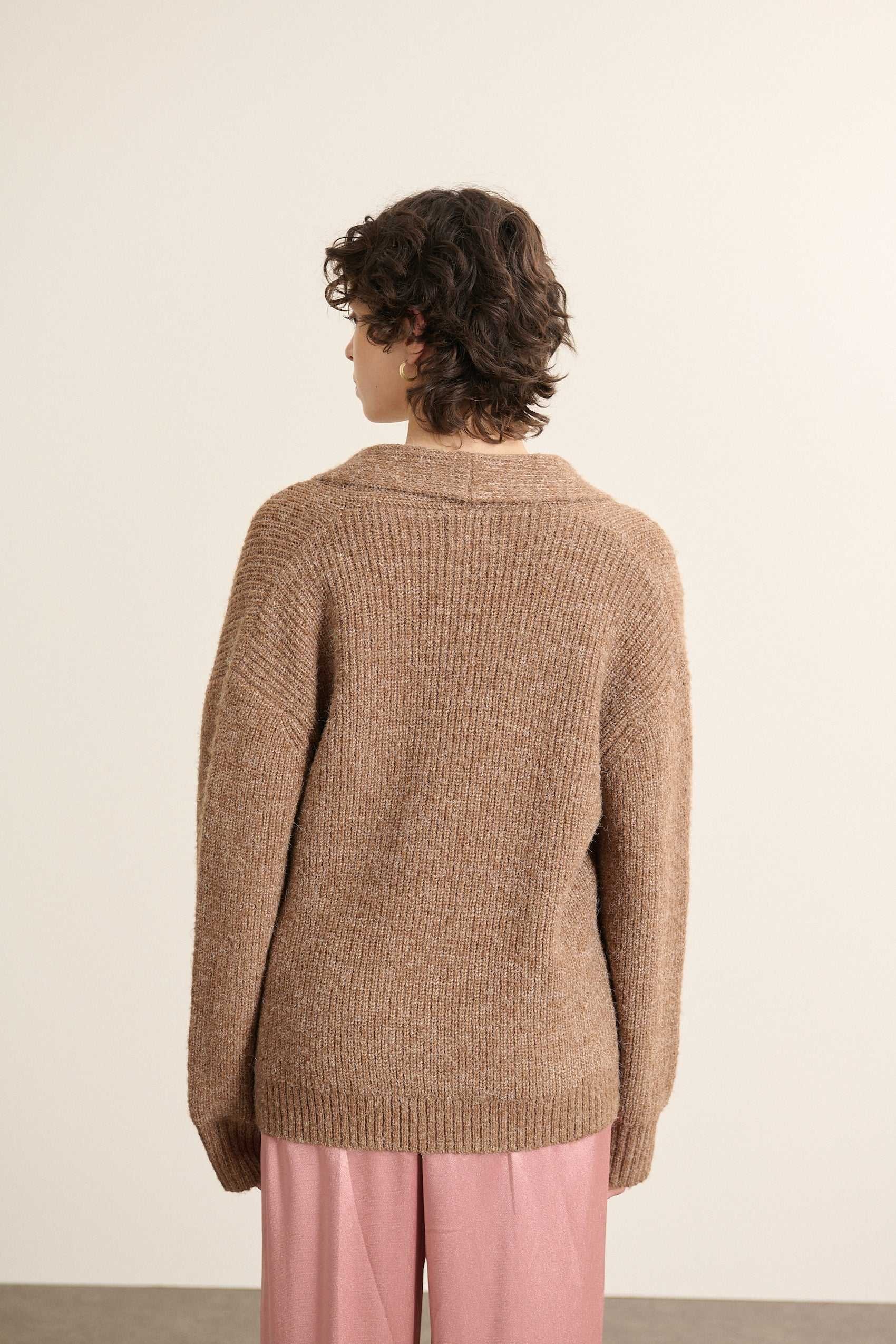 Double-breasted vest GARANCE PARIS Brown