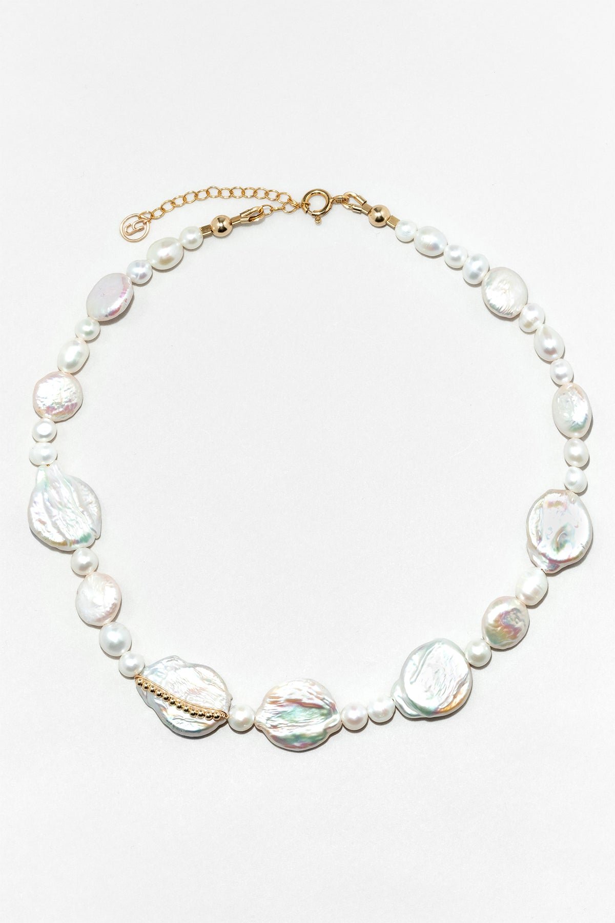 Cowrie Shell Pearl Necklace YAY Golden