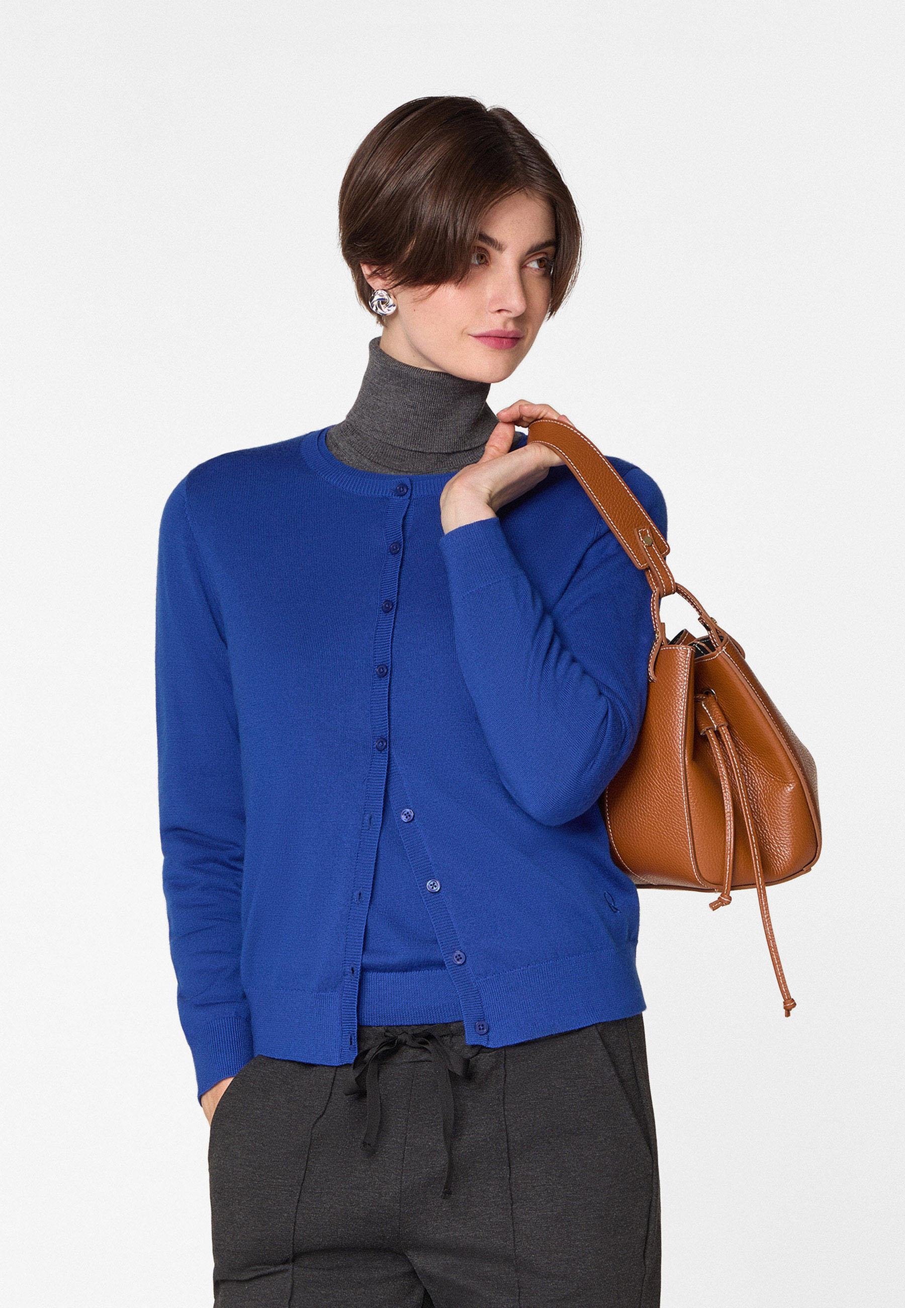 Merino wool cardigan RODIER Blue