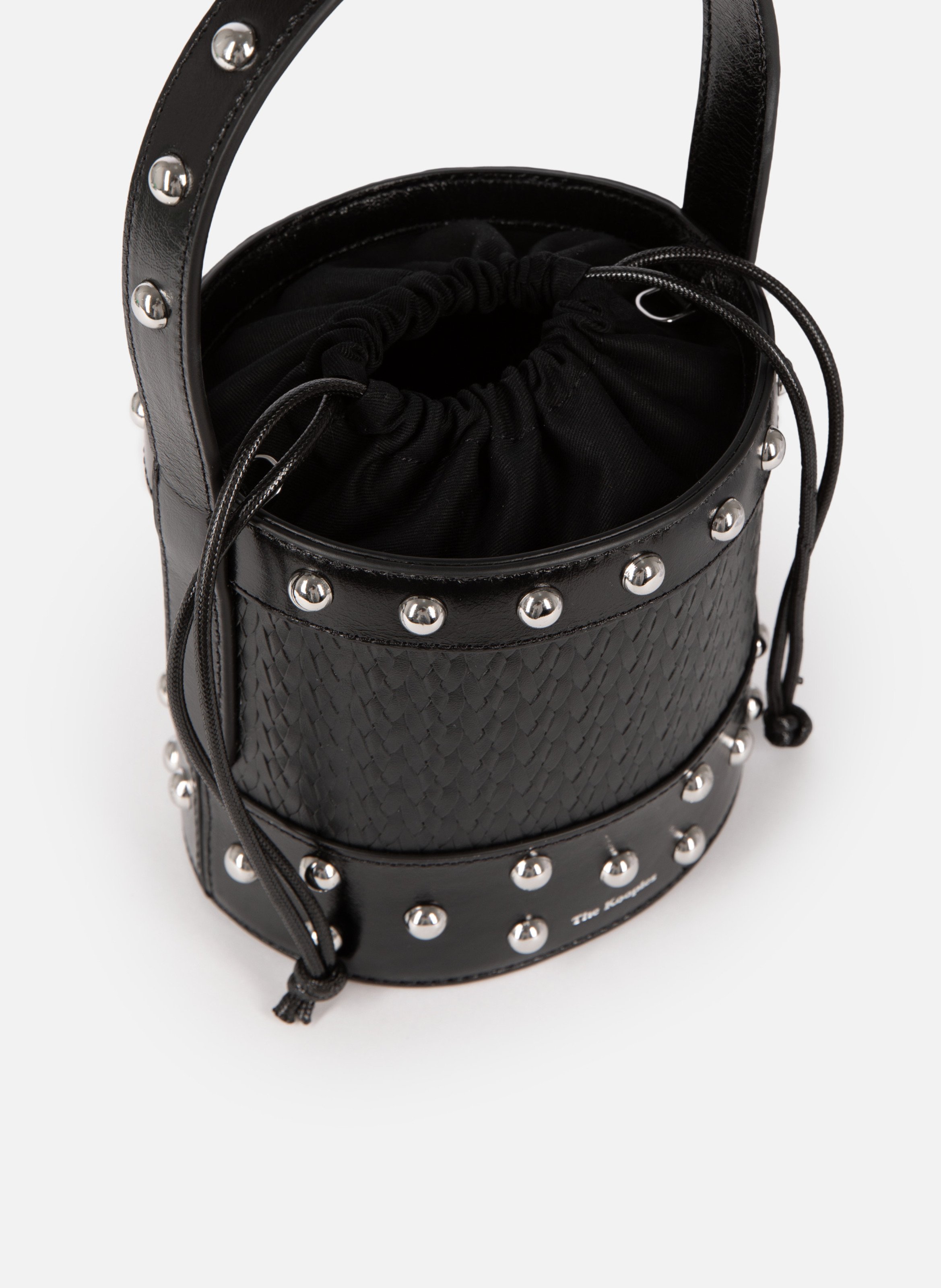 Studded bucket bag THE KOOPLES Black