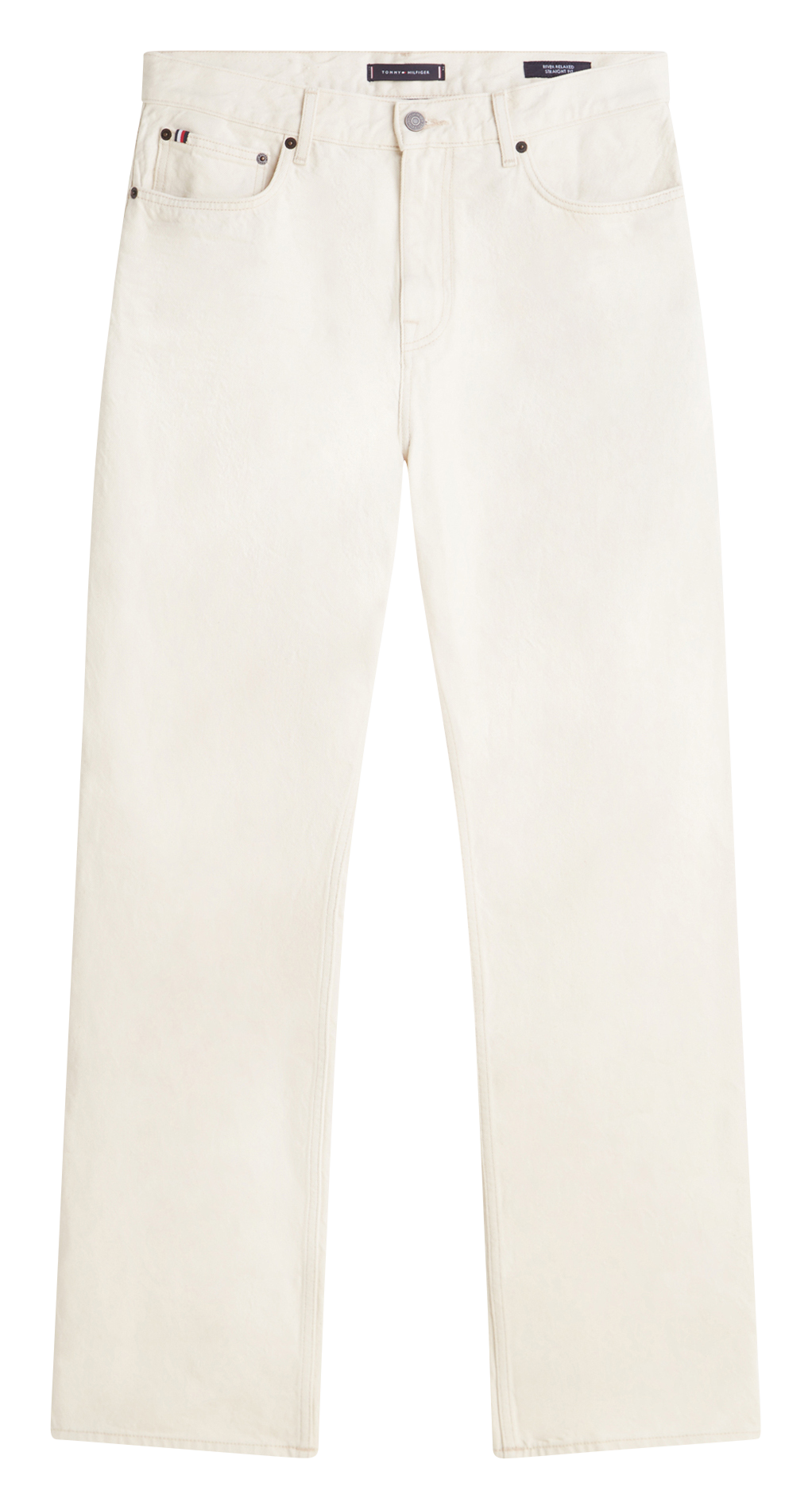 Jean droit  TOMMY HILFIGER Blanc