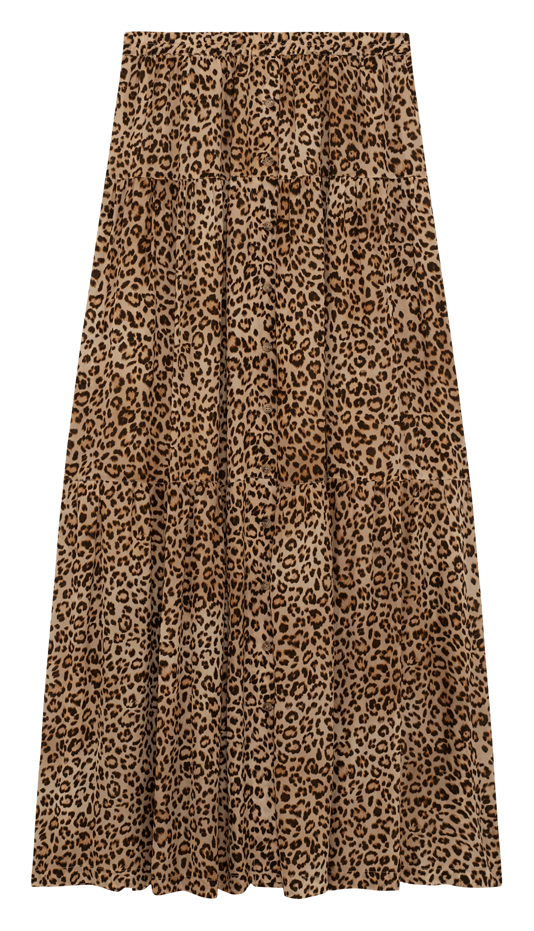 Ausgestellter Maxirock PABLO Beige