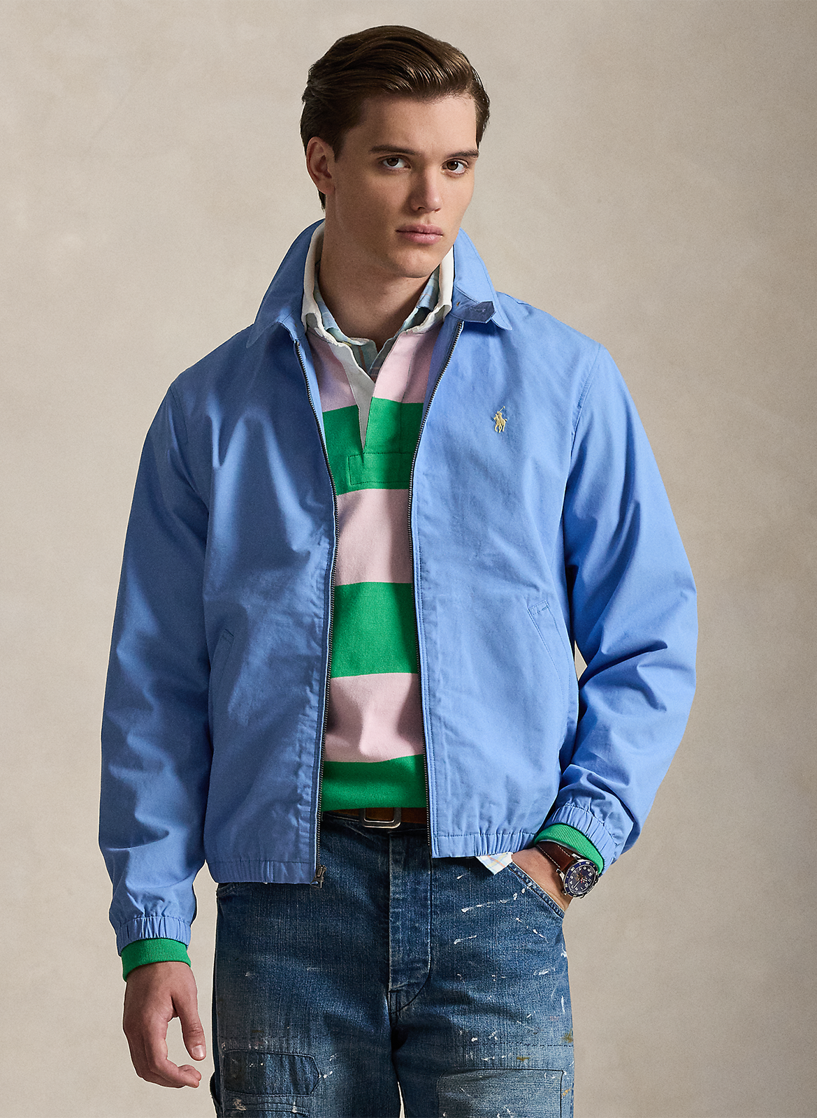 Windbreaker jacket with zip POLO RALPH LAUREN