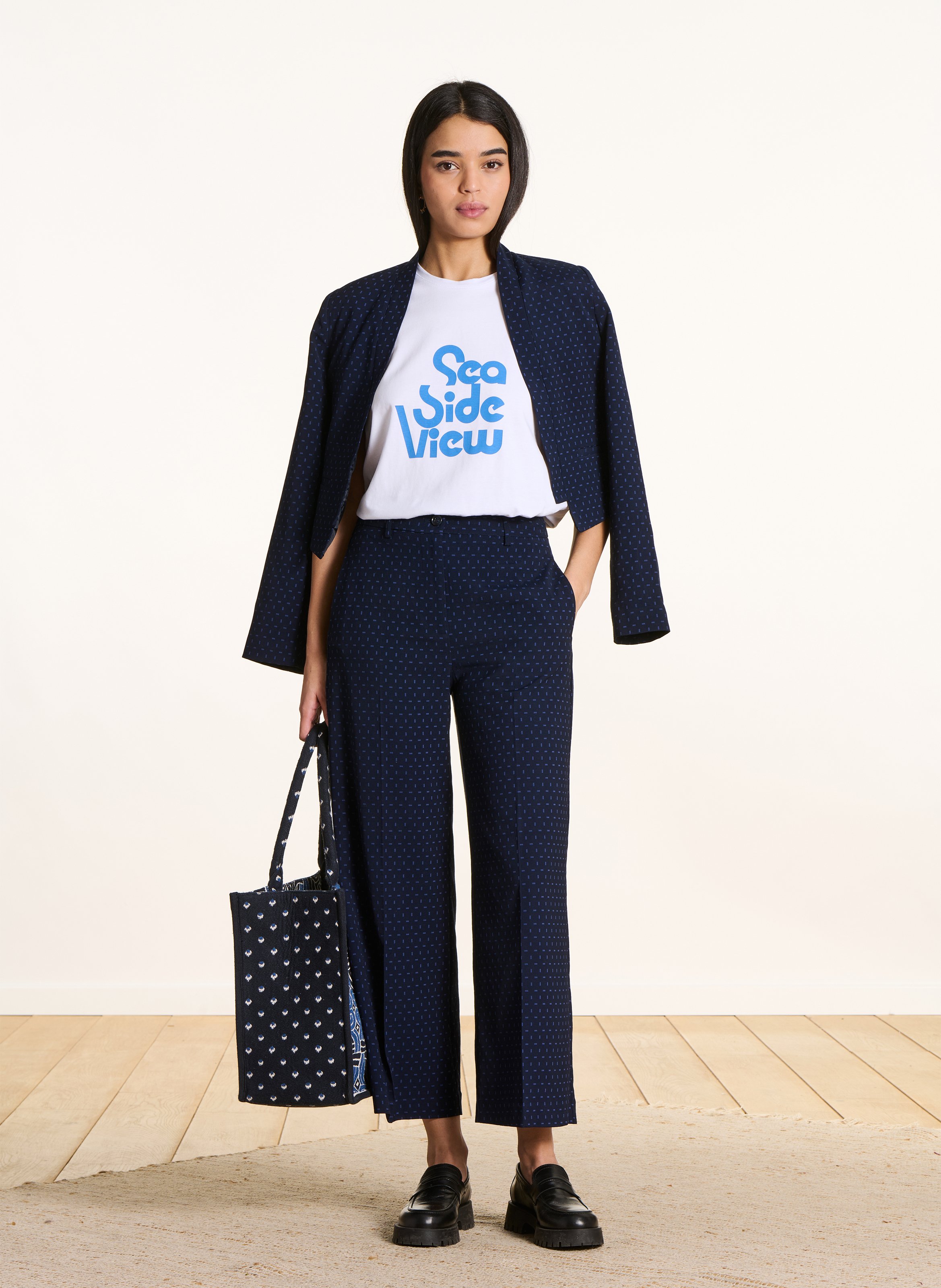 Pantalon large imprimé LA FEE MARABOUTEE Multicolore