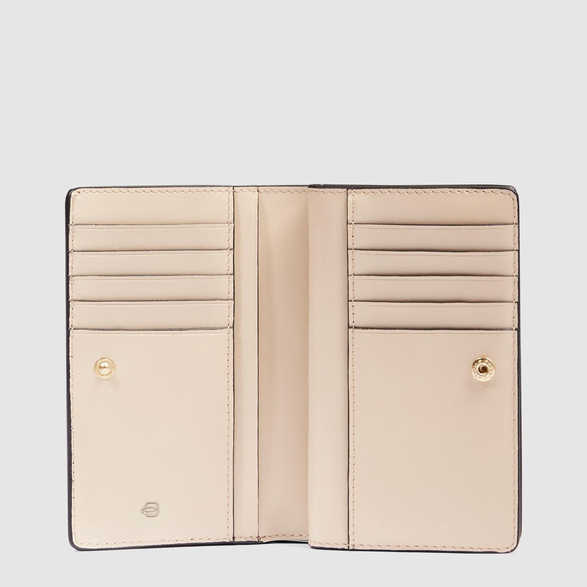 Babylon leather wallet PIQUADRO Beige