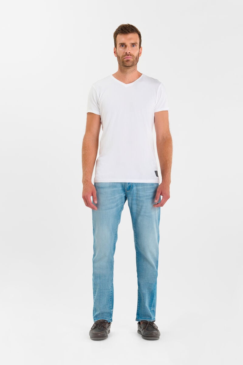 Slim blue jogg jeans 700/11, length 34 LE TEMPS DES CERISES Blue