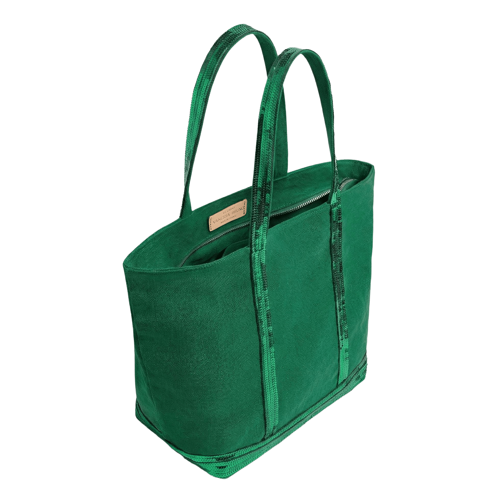 Linen tote bag VANESSA BRUNO Green