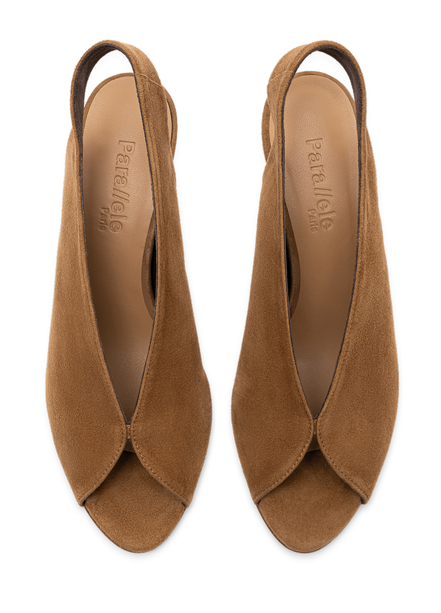 Date suede leather sandals PARALLELE PARIS Brown