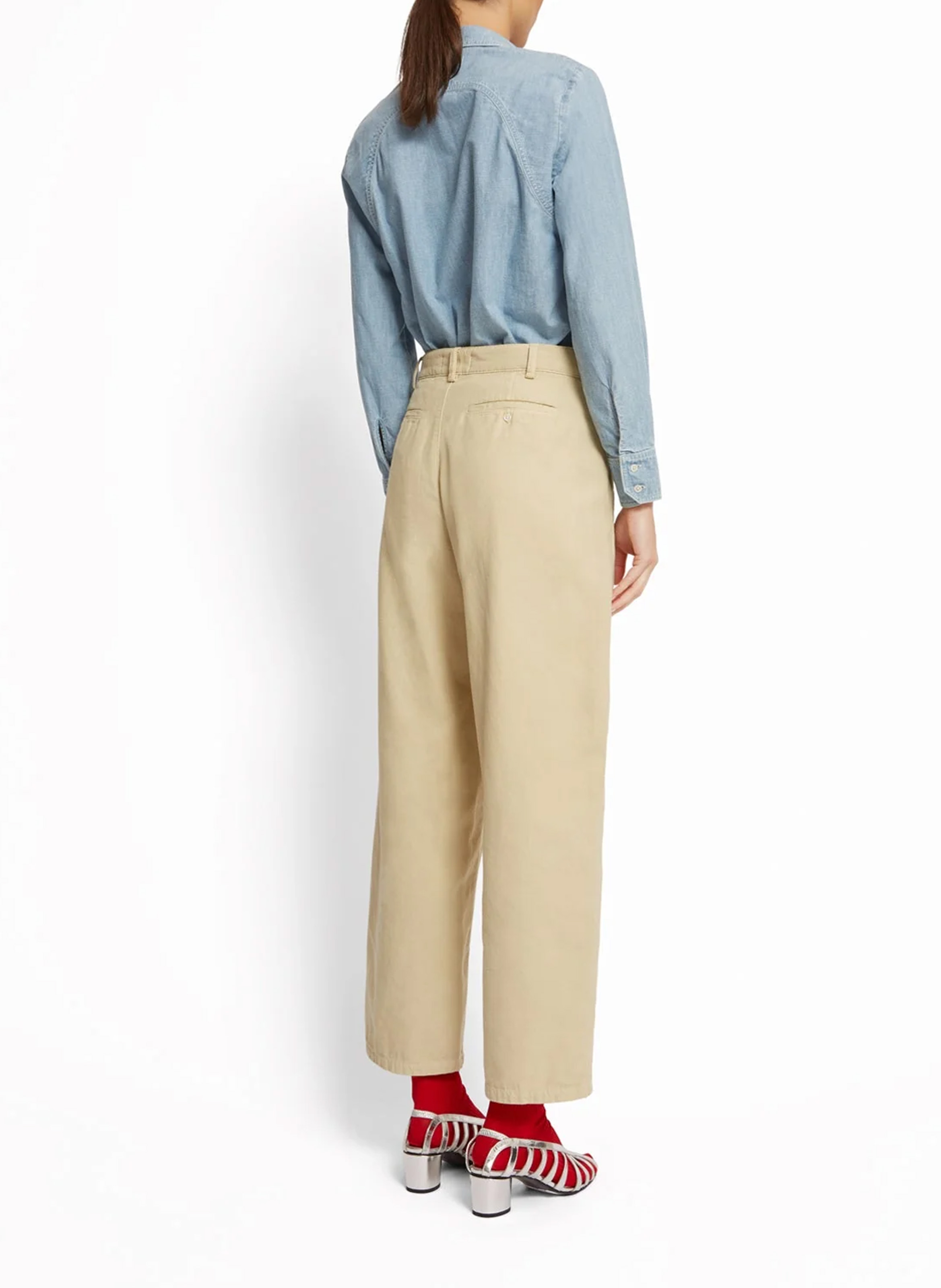 Wide trousers ROSEANNA Beige