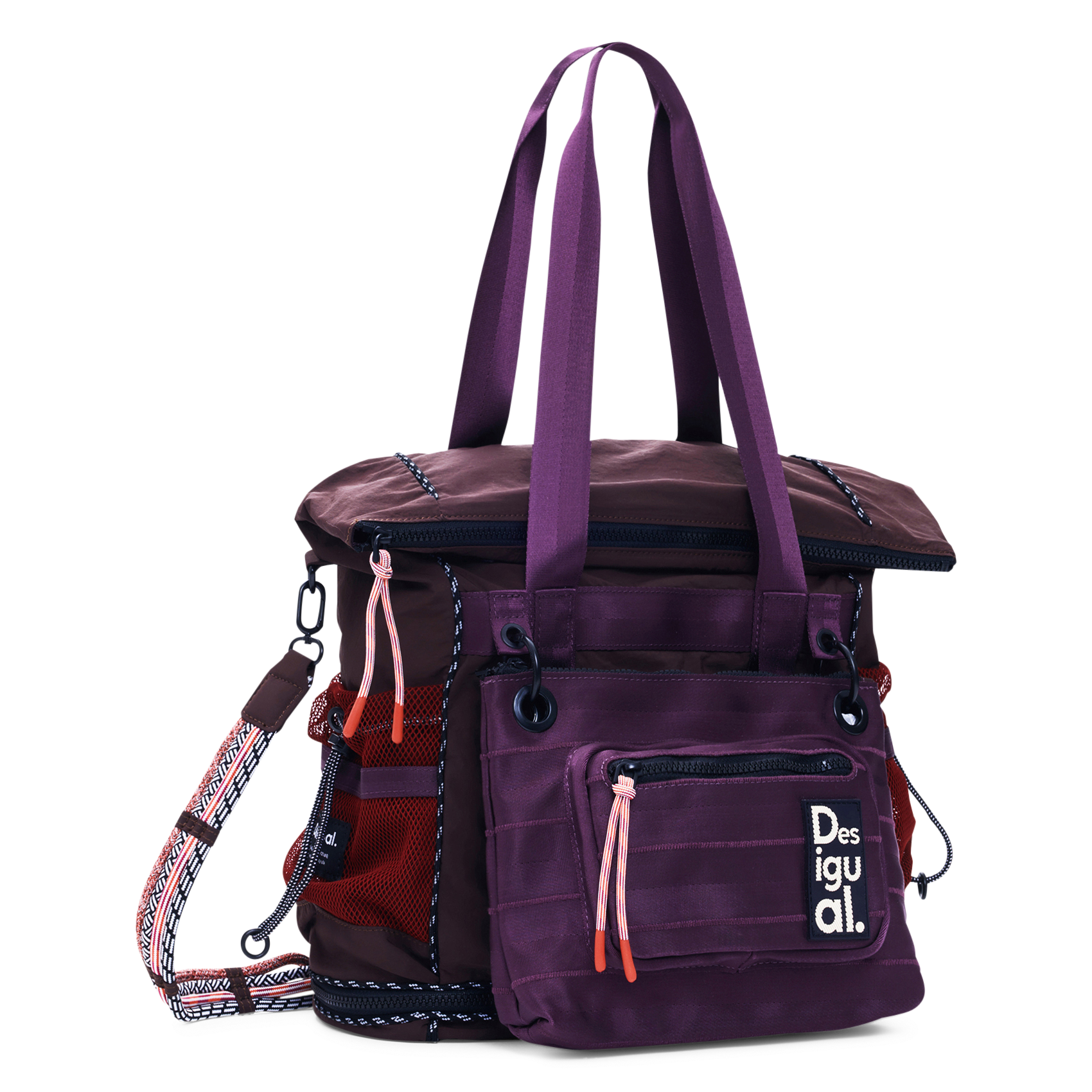 Sac à dos zippé DESIGUAL Rouge