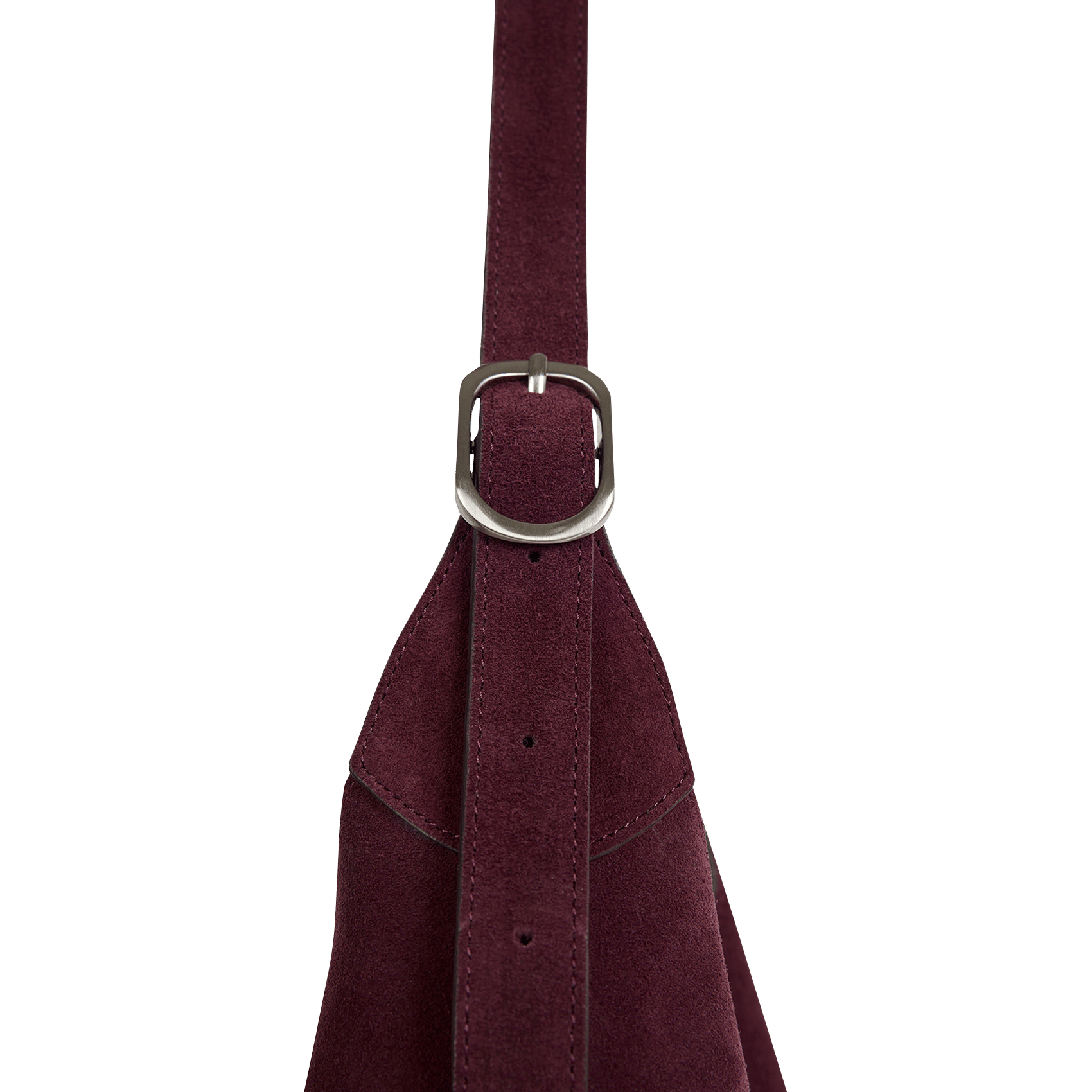 Sac hobo en cuir velours NAT & NIN Violet