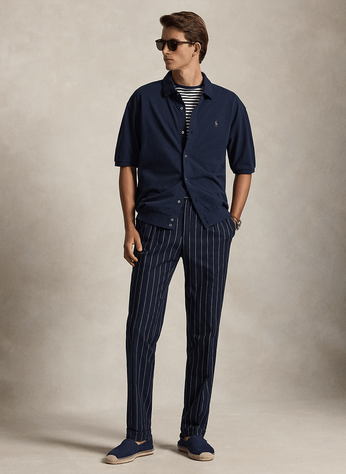 Kurzarmhemd mit Knopfleiste POLO RALPH LAUREN Blau
