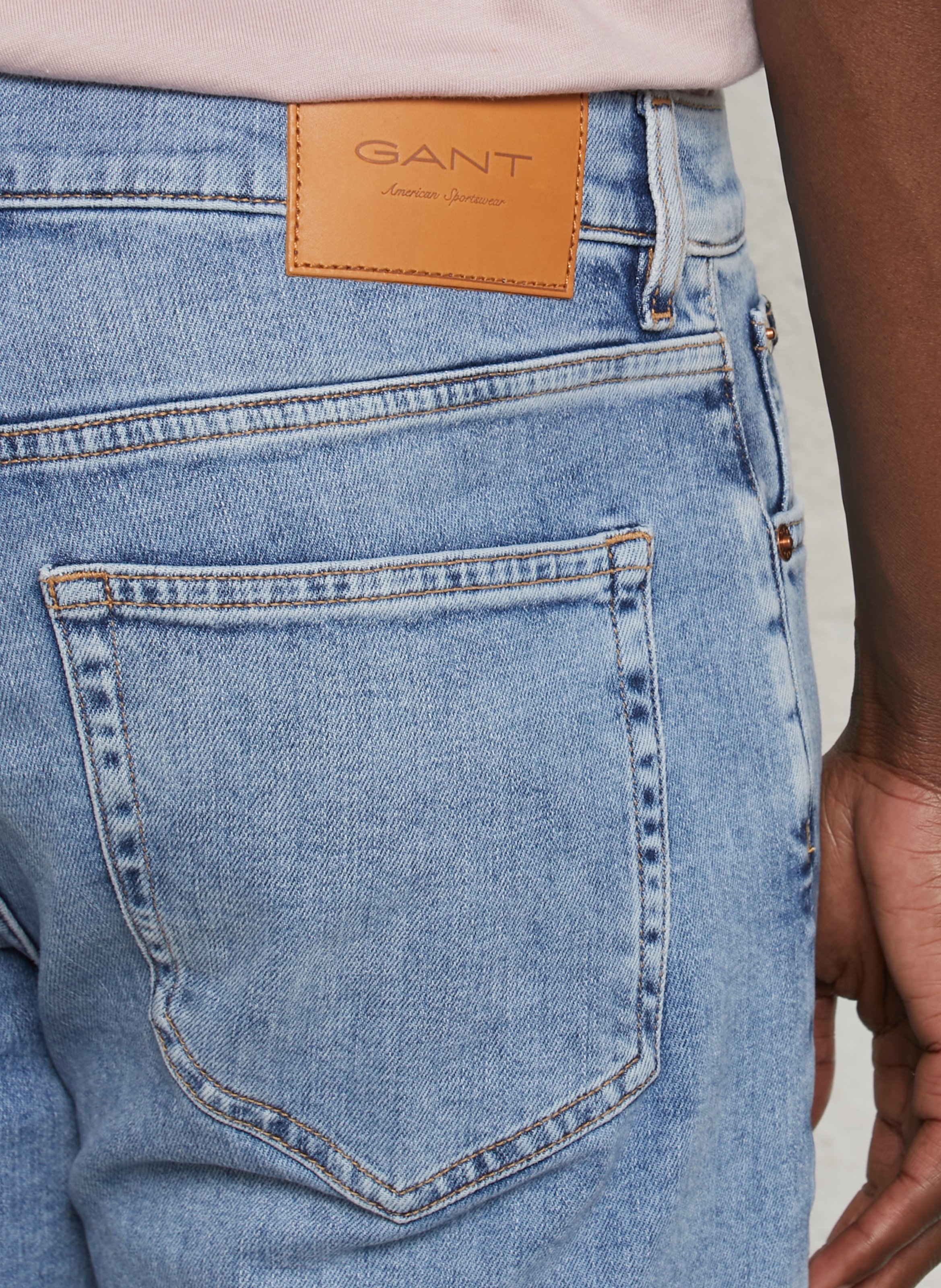 Short en jean GANT Bleu