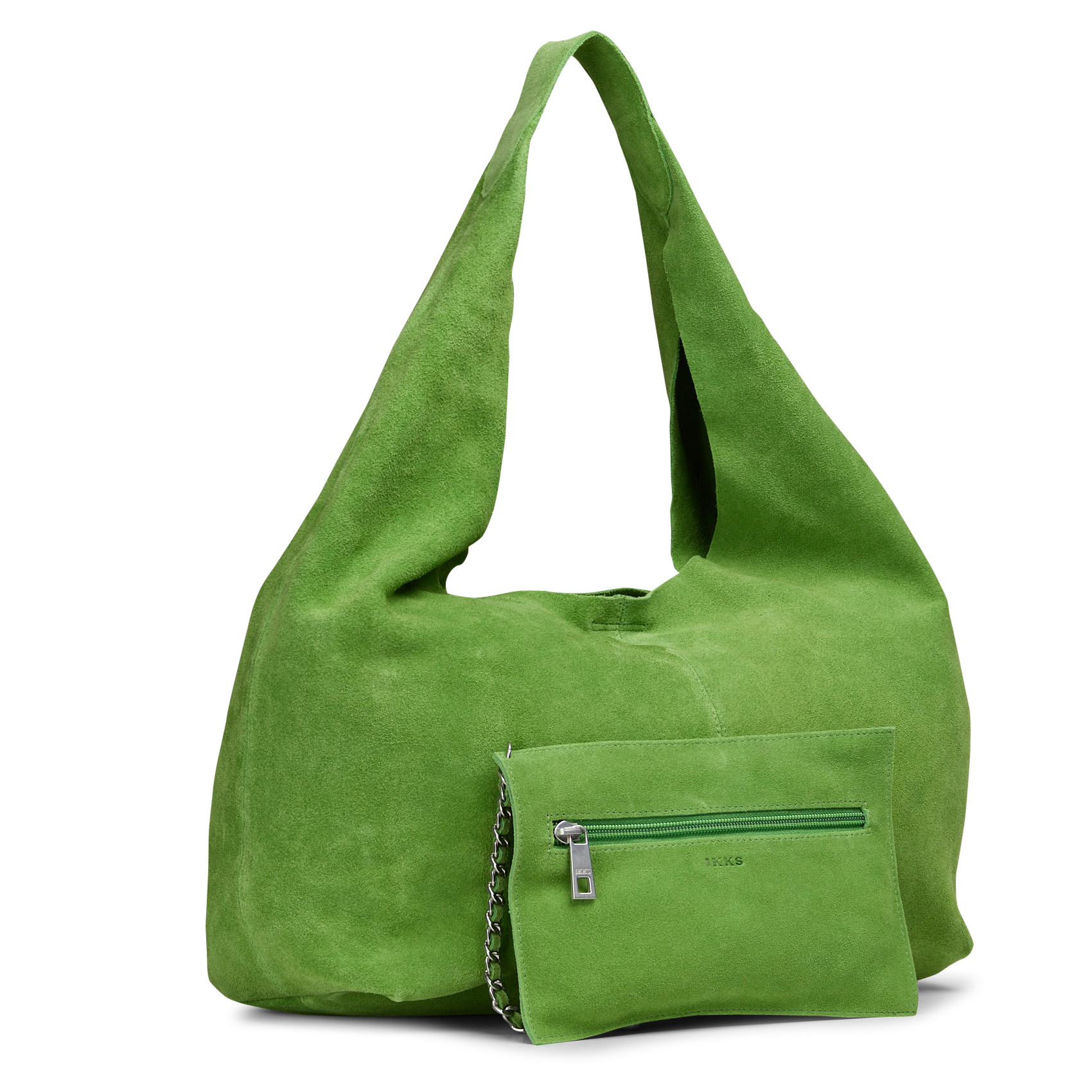 Wildleder Hobo-Tasche IKKS Grun