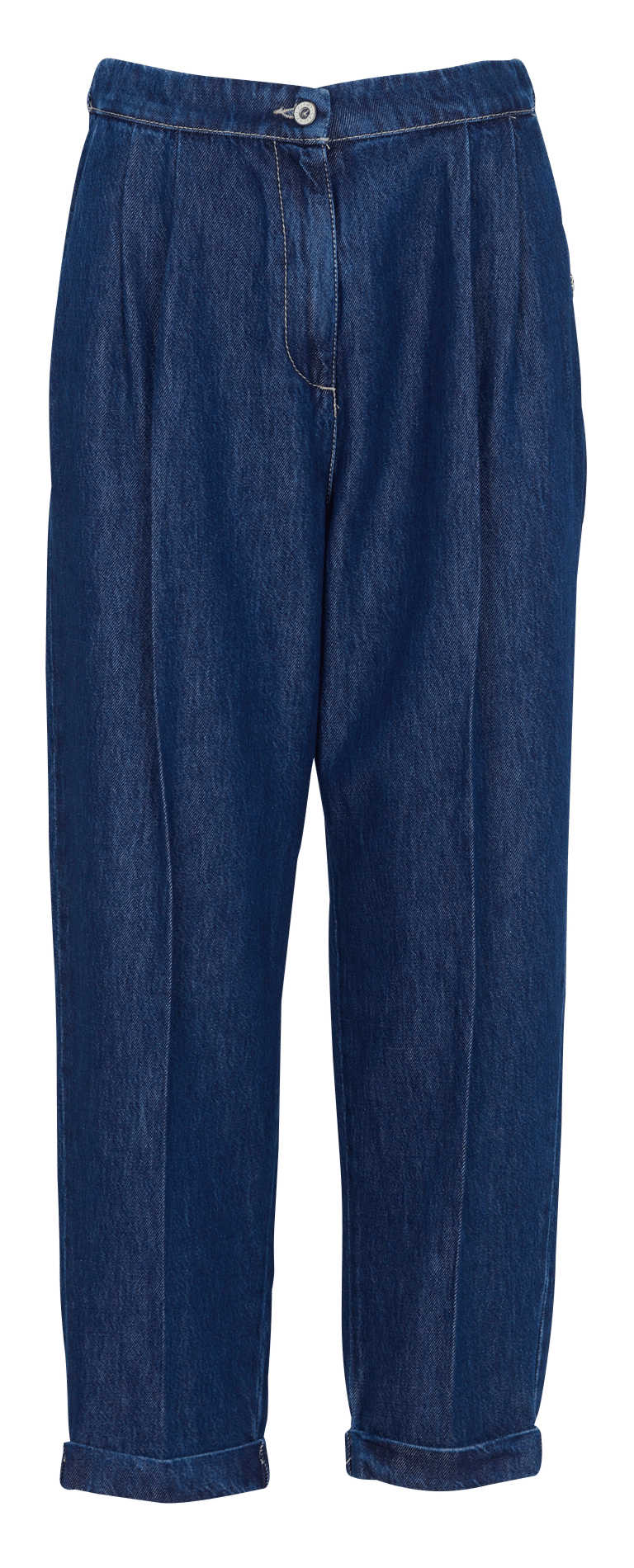 Weite Jeans aus Baumwoll-Mix PLEASE Blau