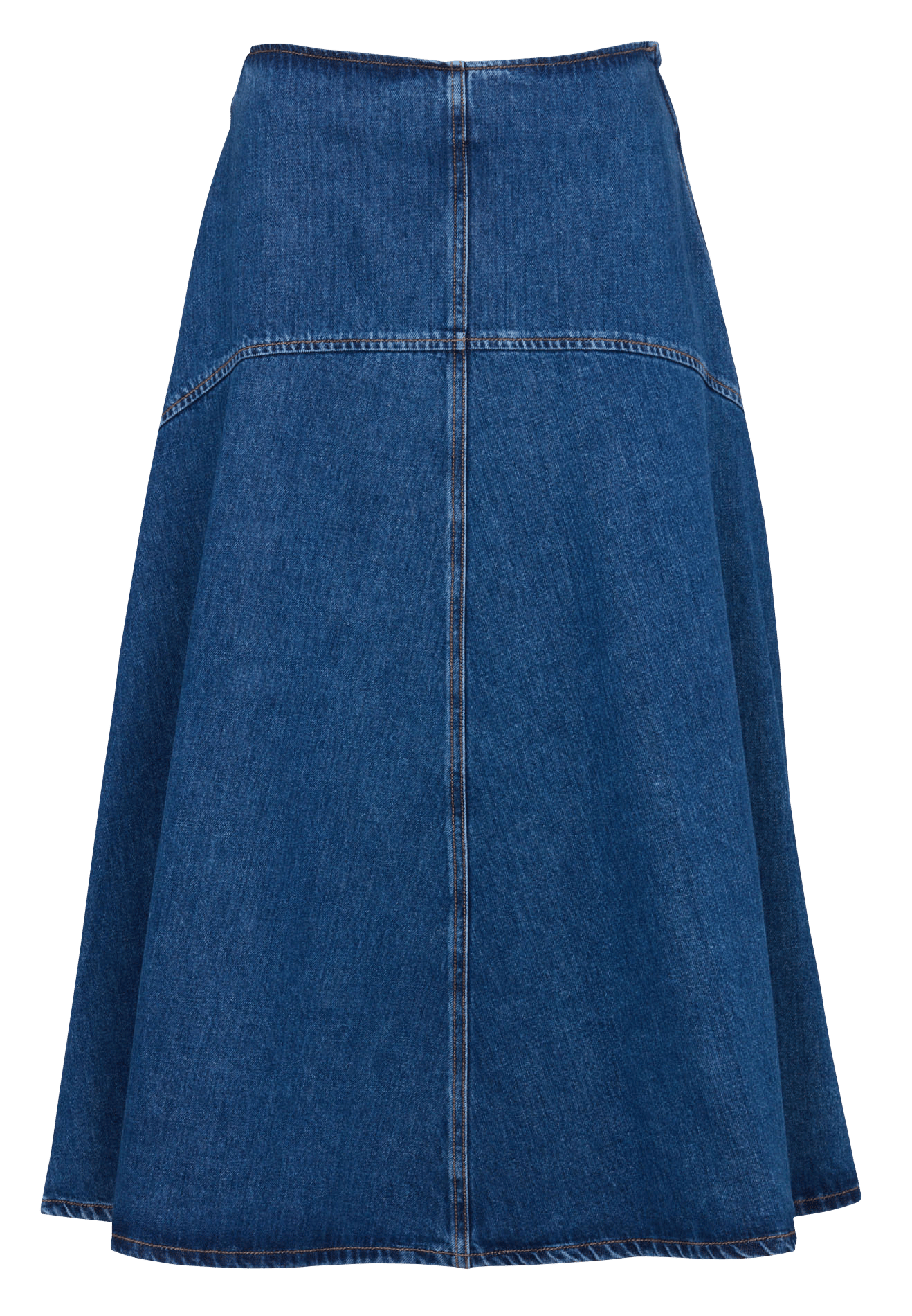 Gerende, katoenen rok MAX MARA WEEK END Blauw