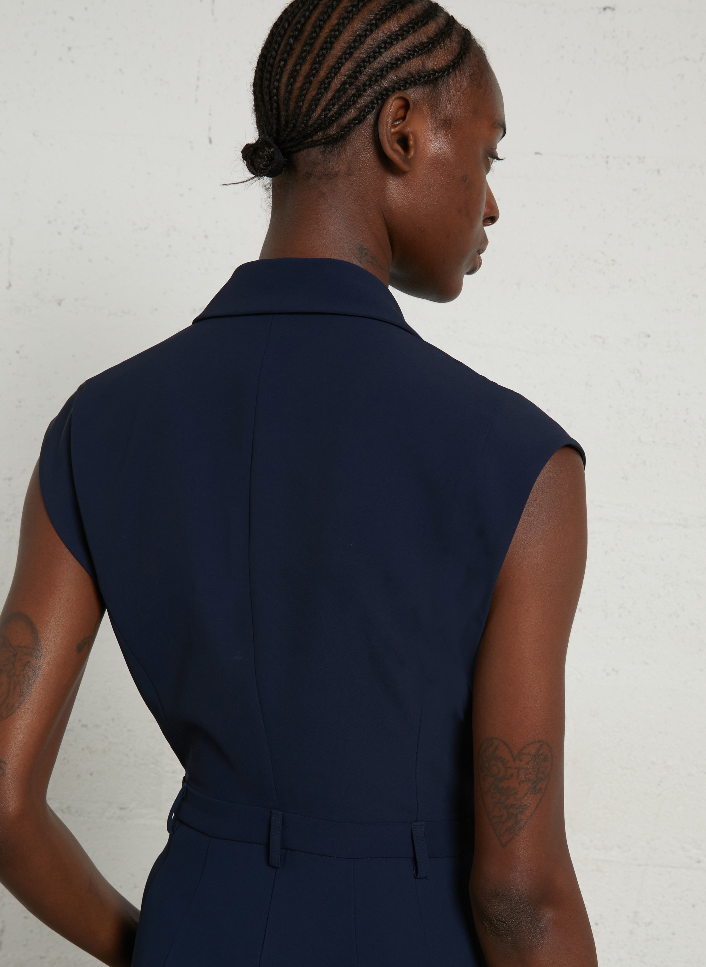 Combinaison palazzo sans manches IMPERIAL Bleu