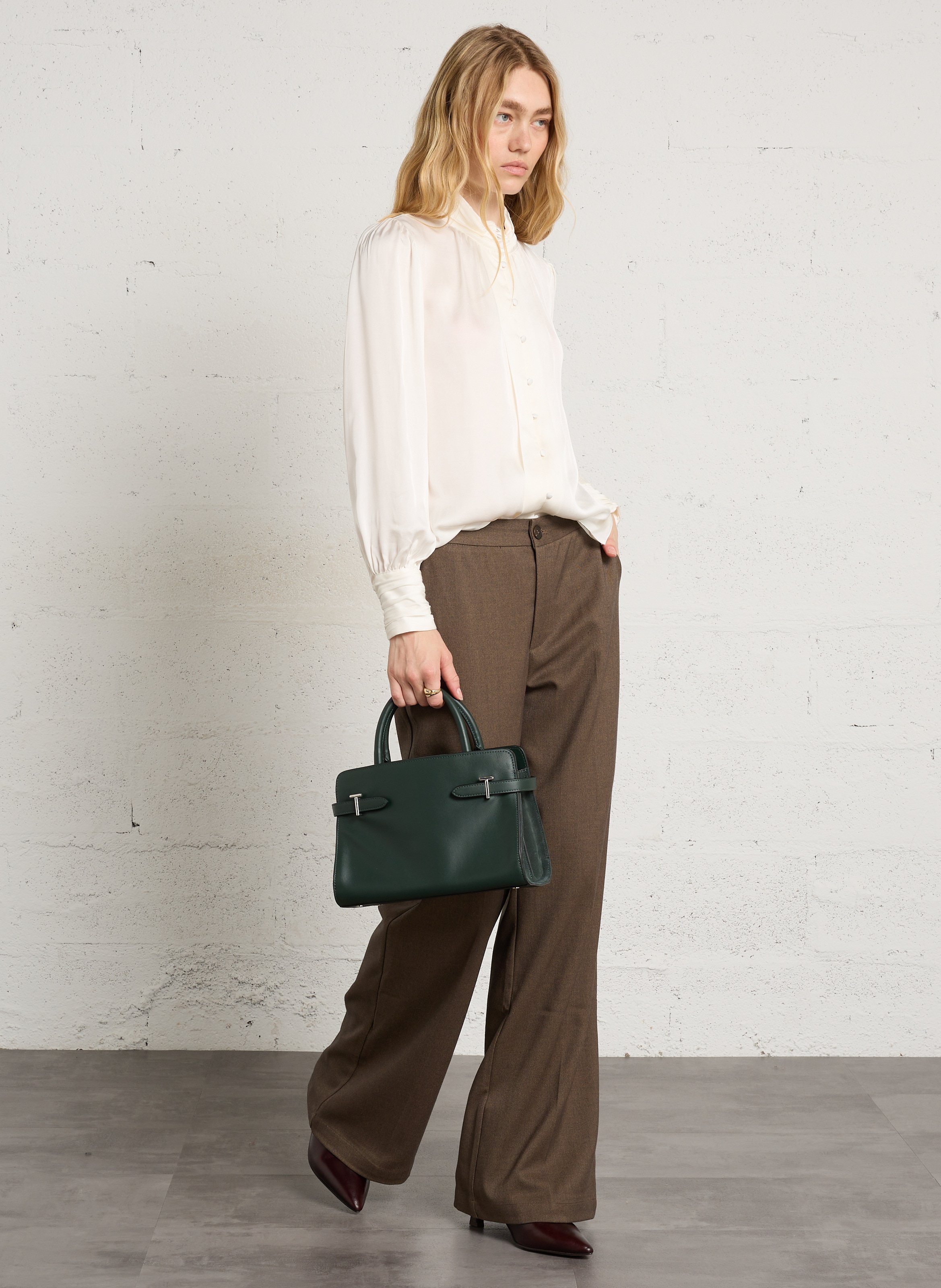 Lederhandtasche LE TANNEUR Grun