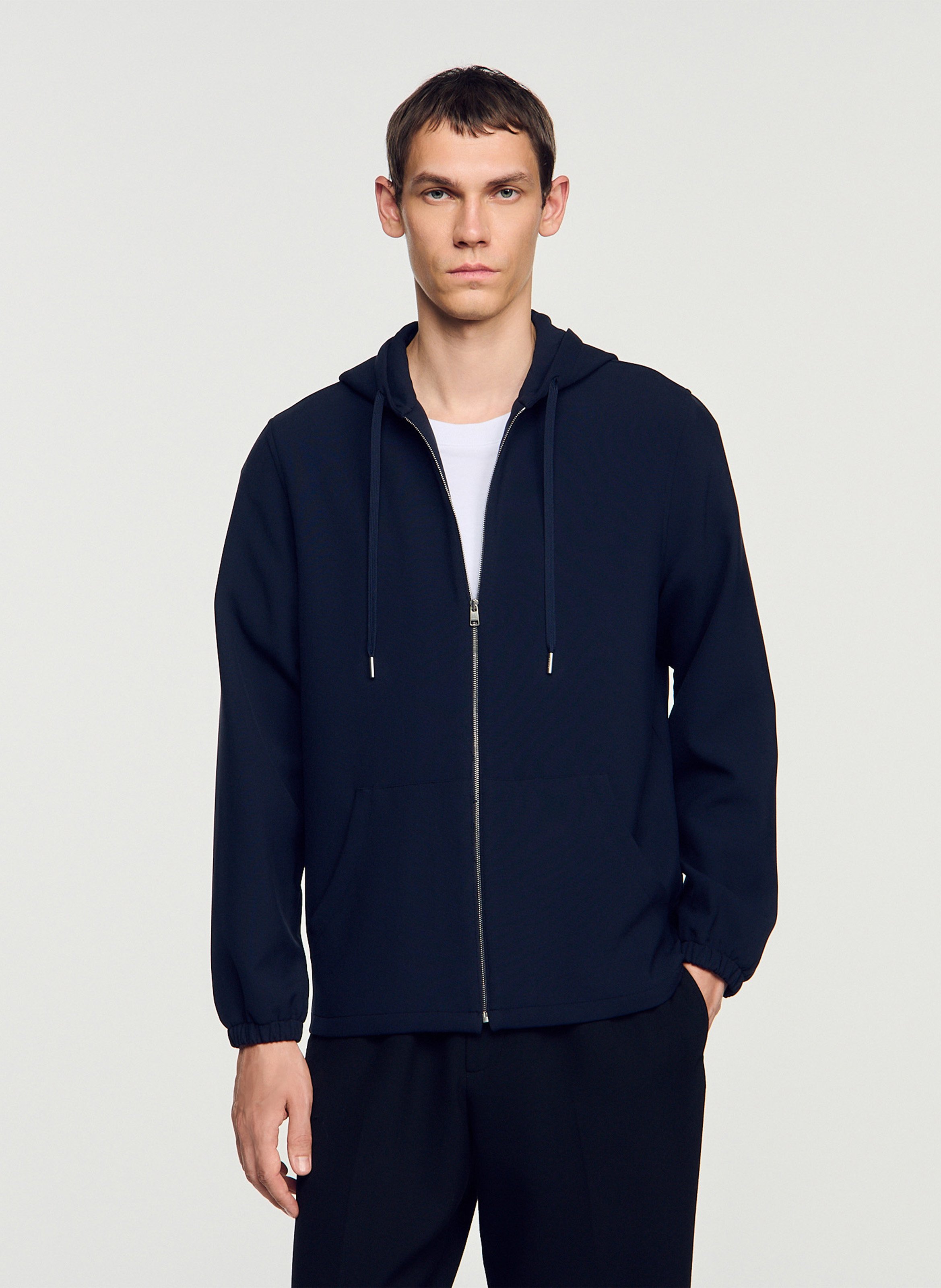 Hooded sweatshirt SANDRO Blue